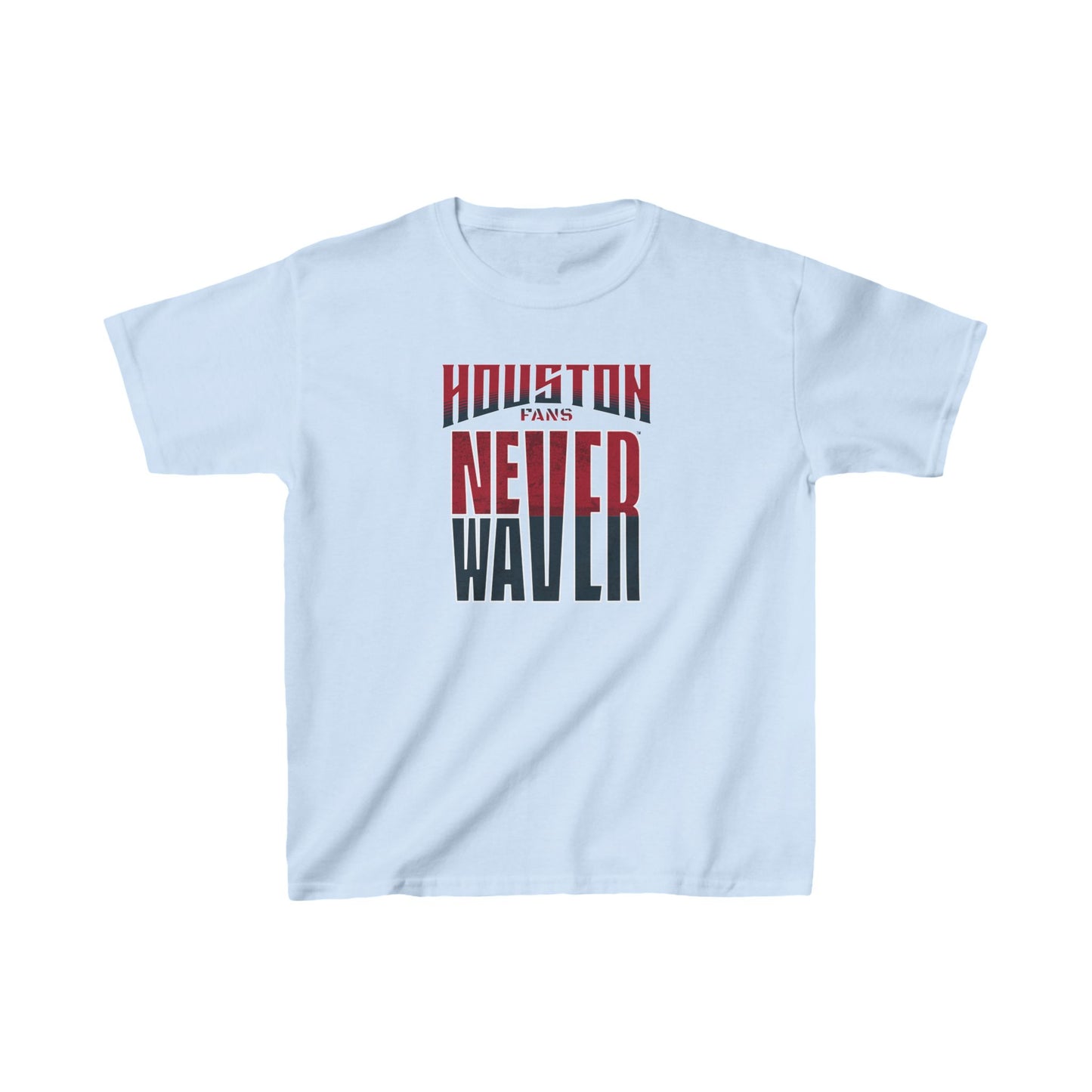 Huston Fans Never Waver Kids Heavy Cotton™ Tee