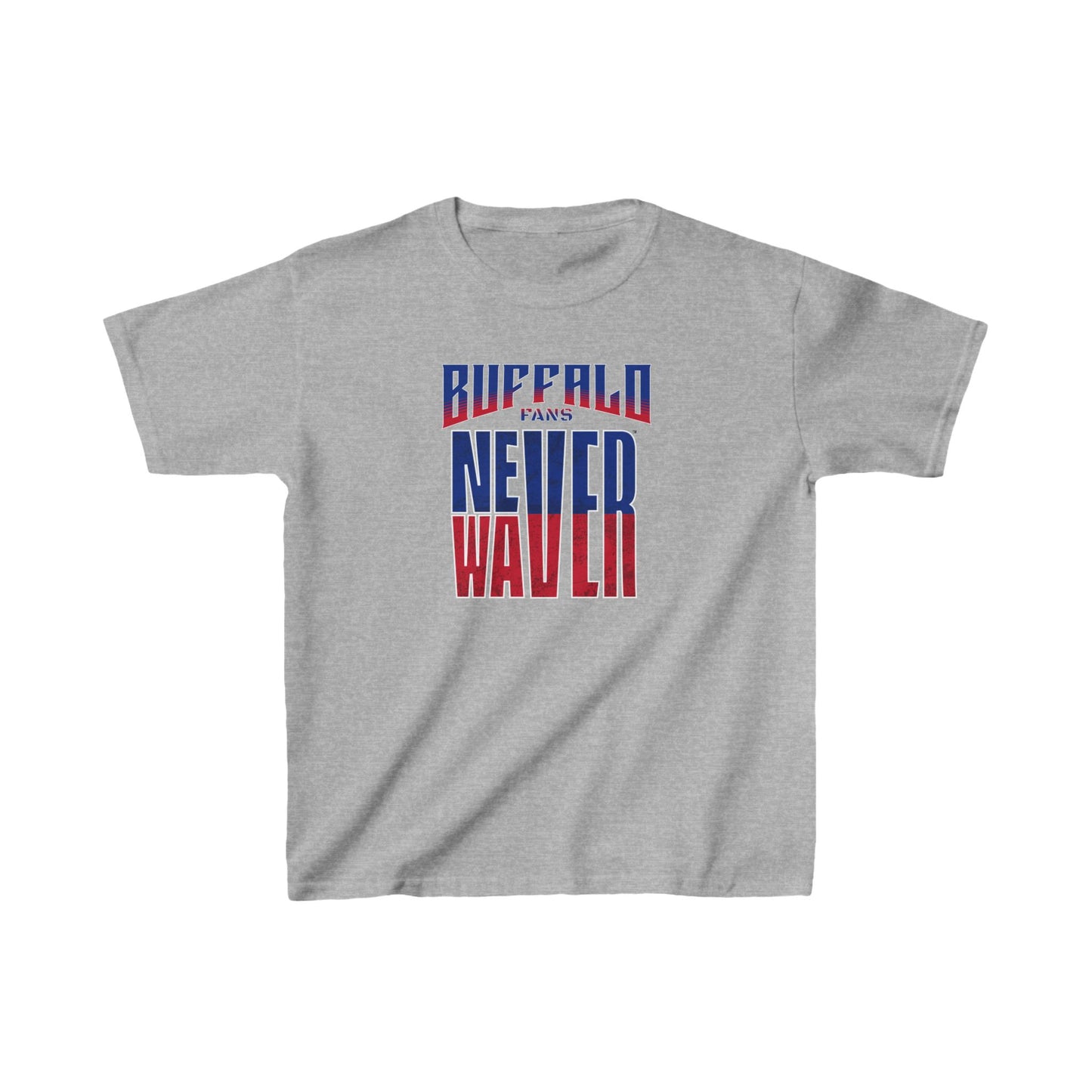 Buffalo Fans Never Waver Kids Heavy Cotton™ Tee