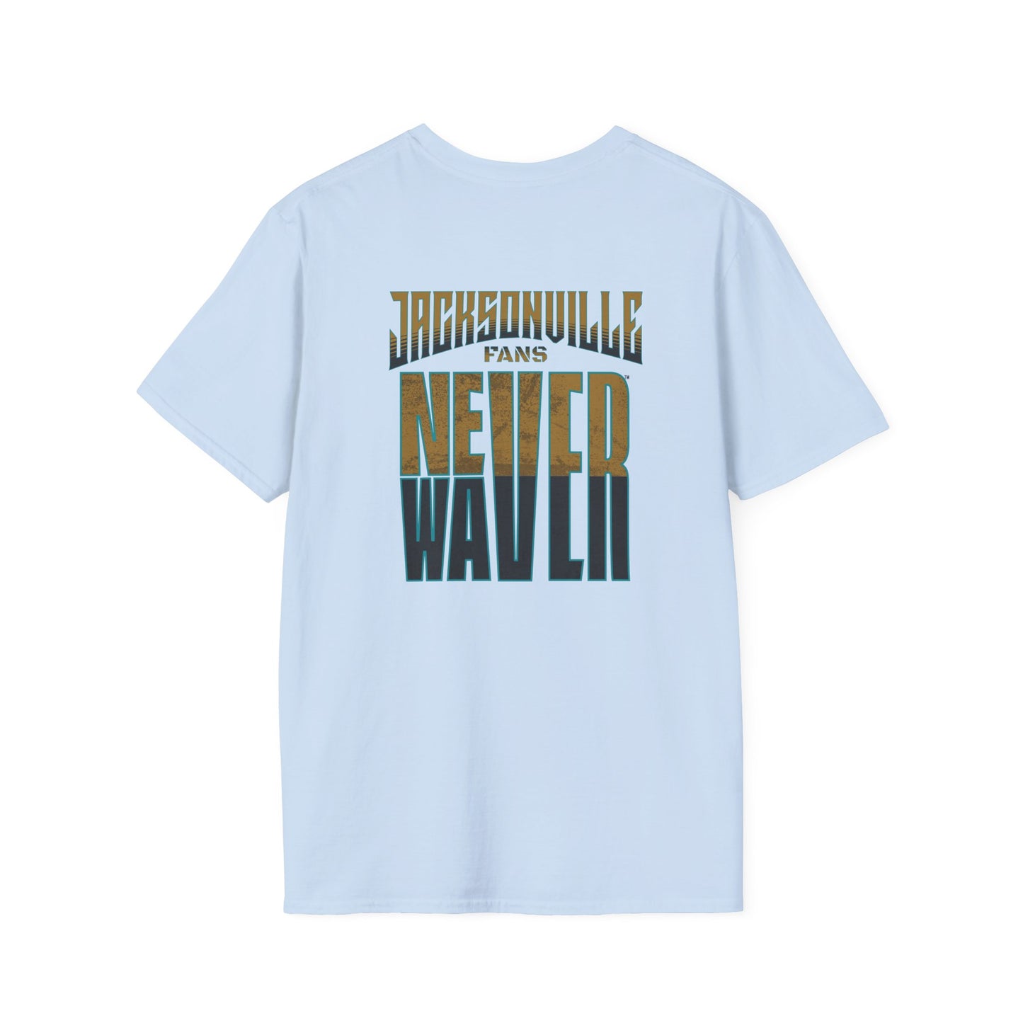 Jacksonville Fans Never Waver Unisex Softstyle T-Shirt