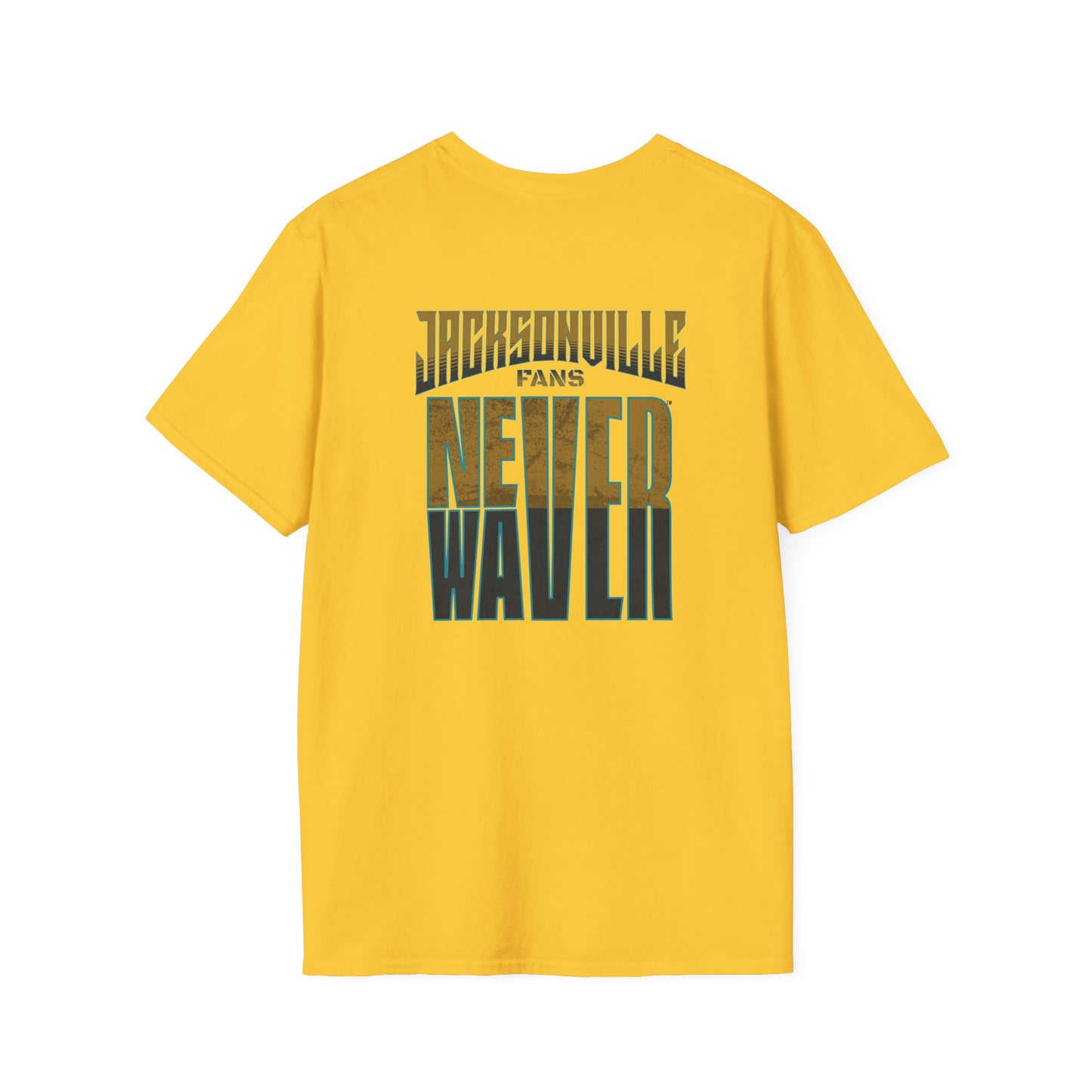 Jacksonville Fans Never Waver Unisex Softstyle T-Shirt