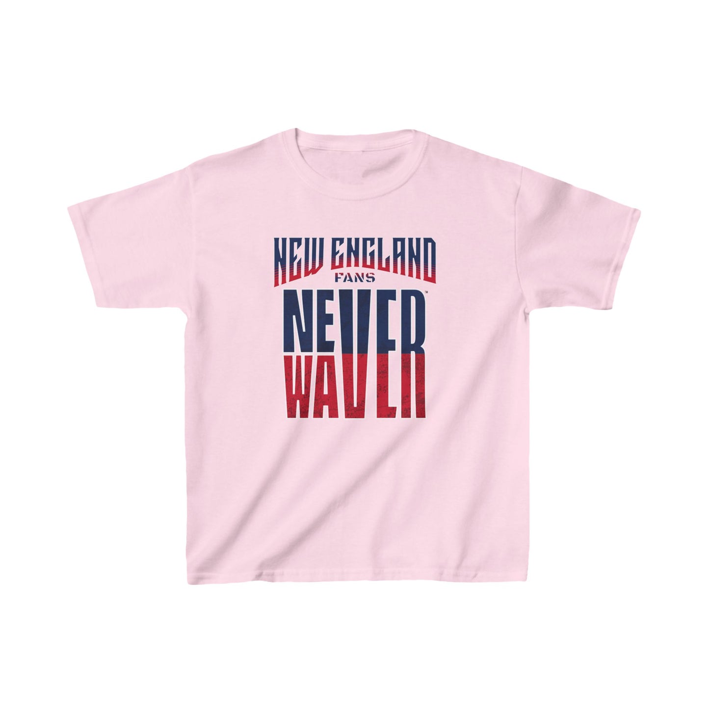 New England Fans Never Waver Kids Heavy Cotton™ Tee