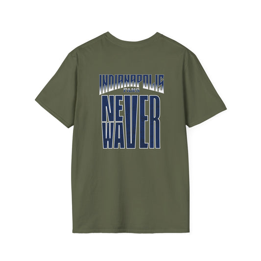 Indianapolis Fans Never Waver Unisex Softstyle T-Shirt