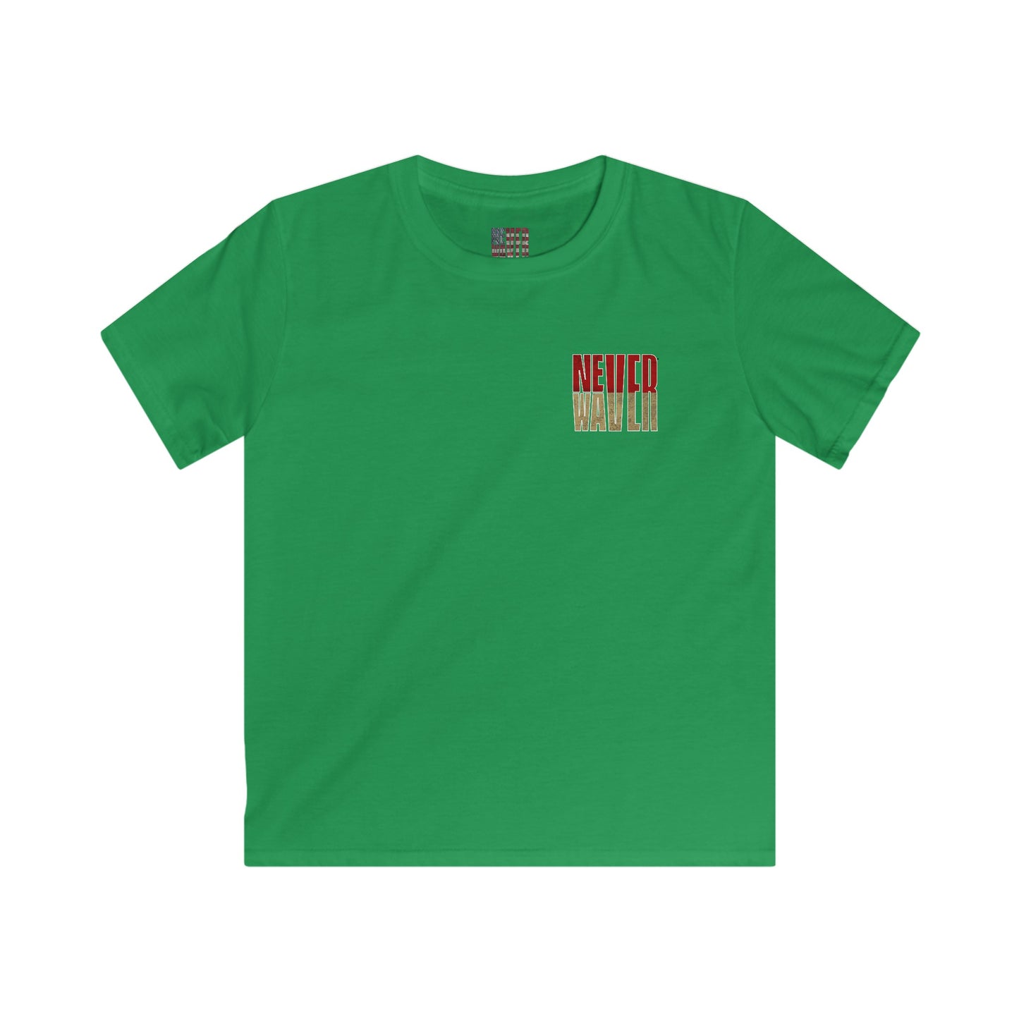 San Francisco Fans Never Waver Kids Softstyle Tee