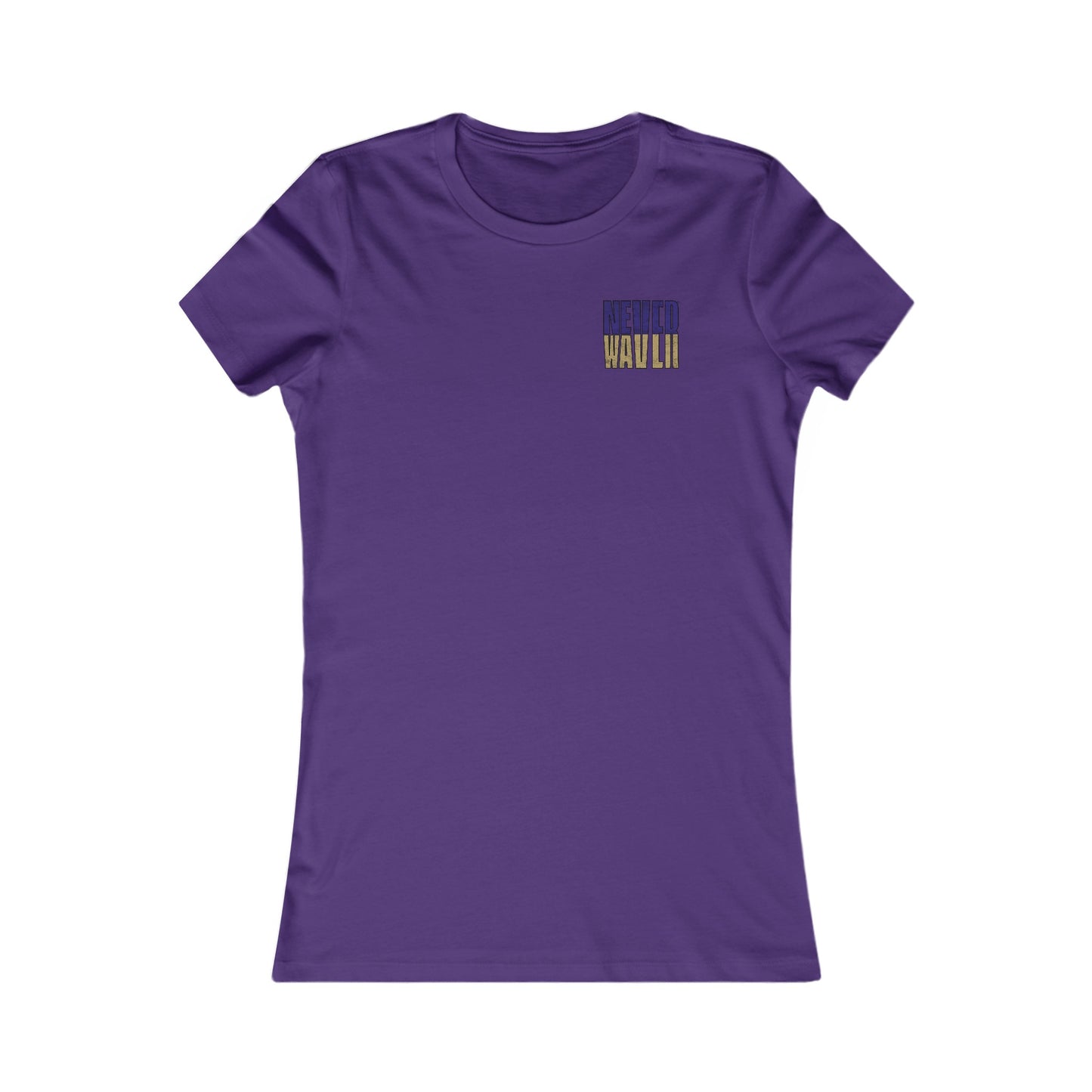 Baltimore Fans Never Waver W-Leopard Football Women's Favorite Tee