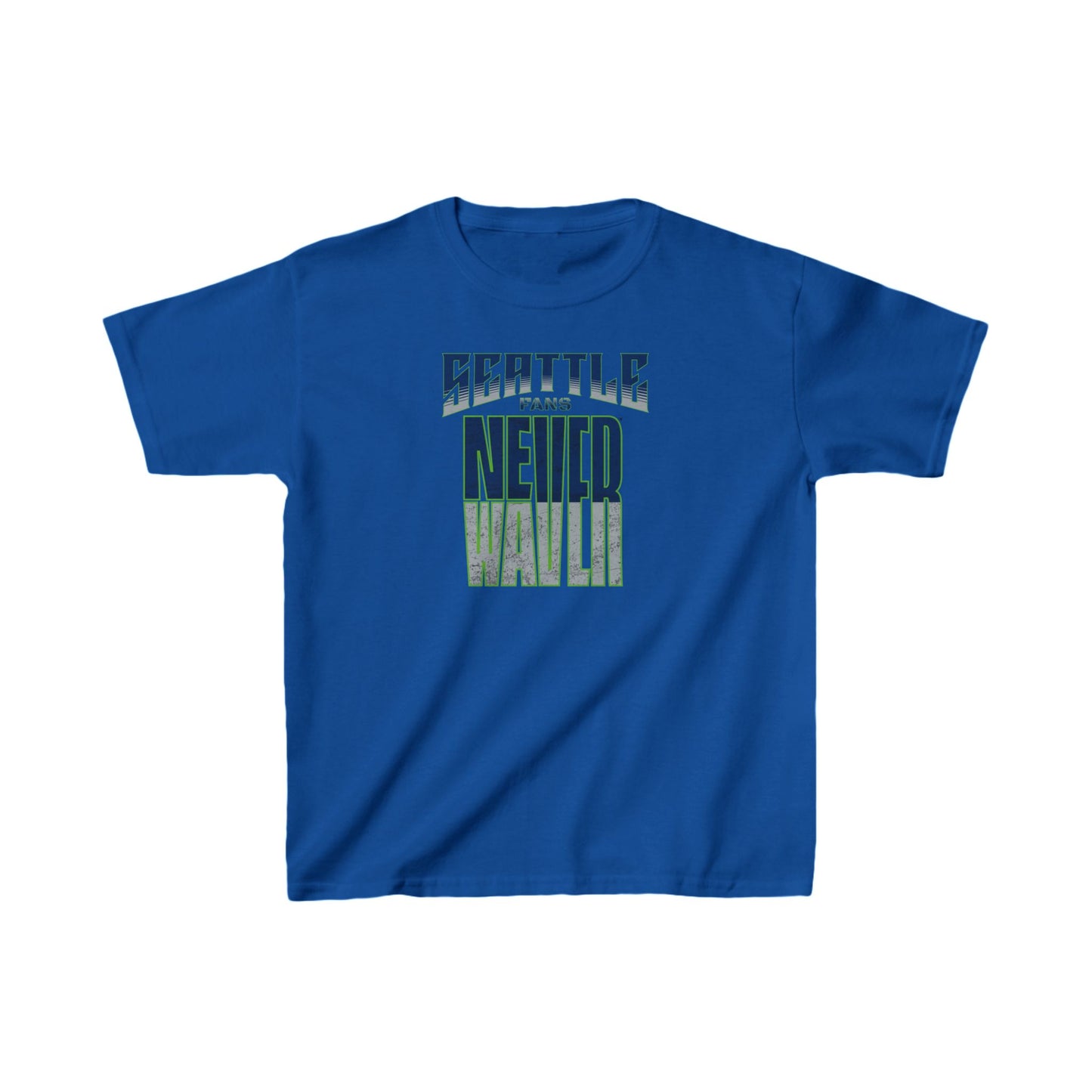 Seattle Fans Never Waver Kids Heavy Cotton™ Tee