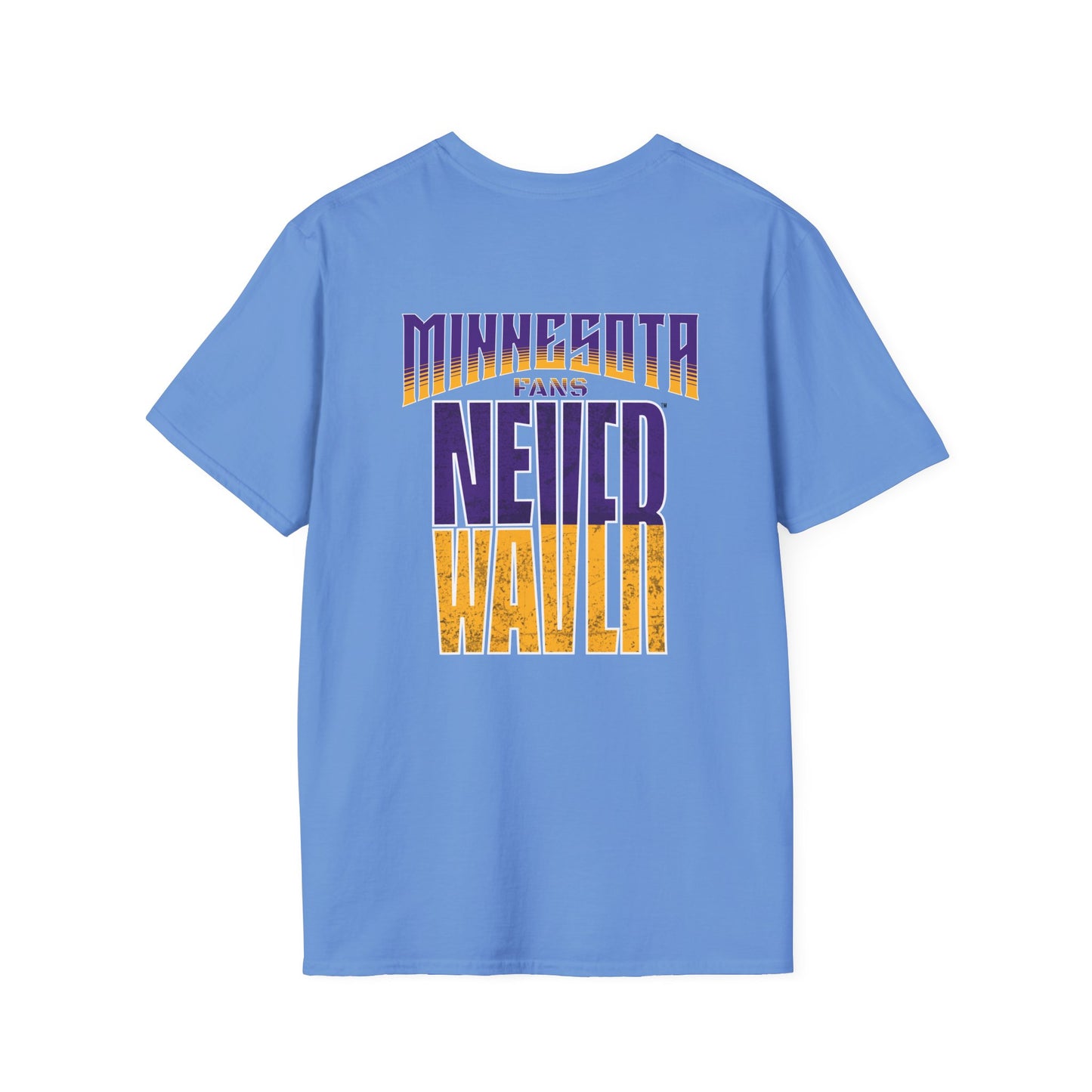 Minnesota Fans Never Waver Unisex Softstyle T-Shirt