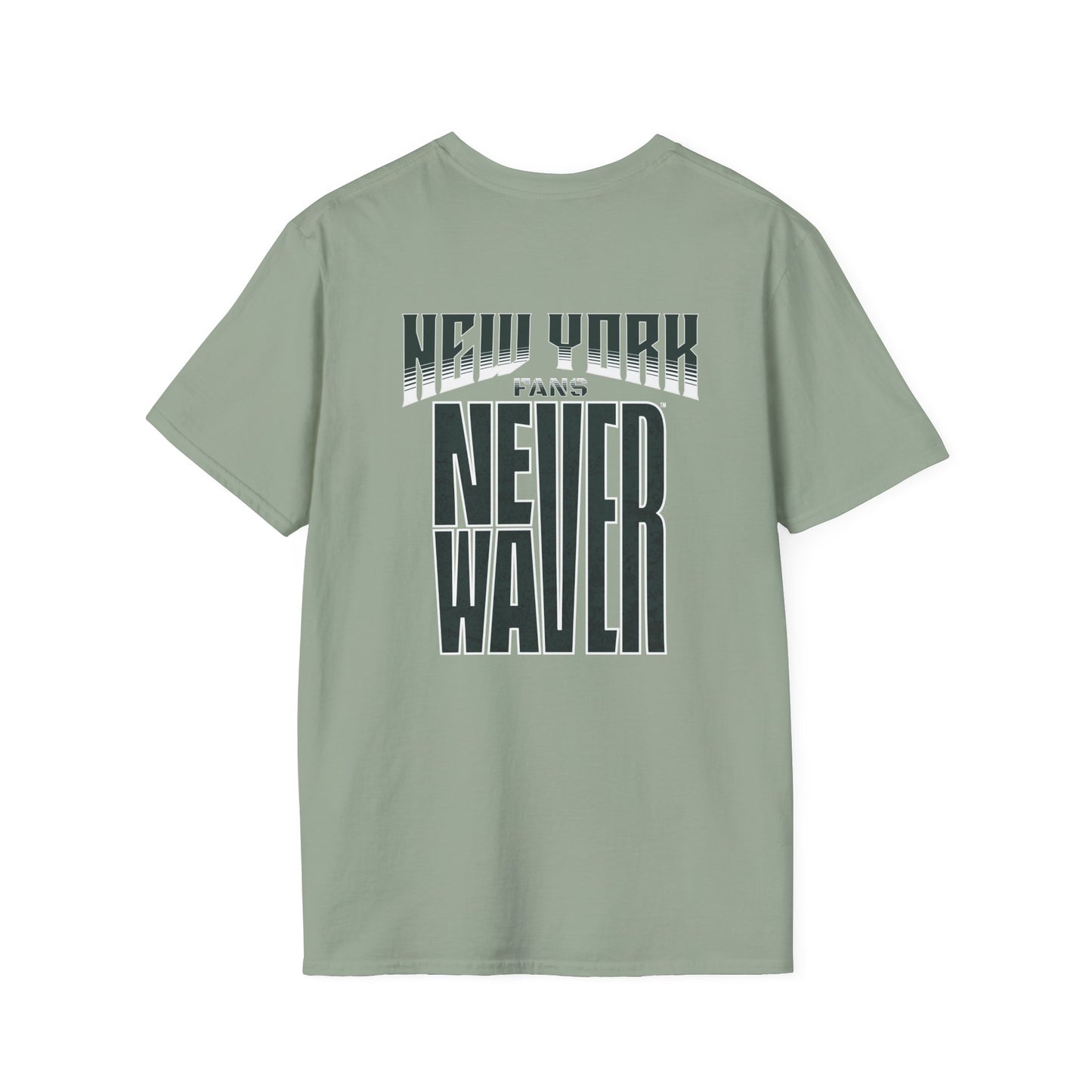 New York Fans Never Waver Unisex Softstyle T-Shirt