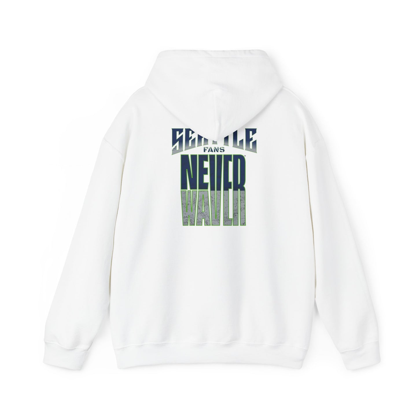 Seattle Fans Never Waver Unisex Heavy Blend™ Hooded Sweatshirt