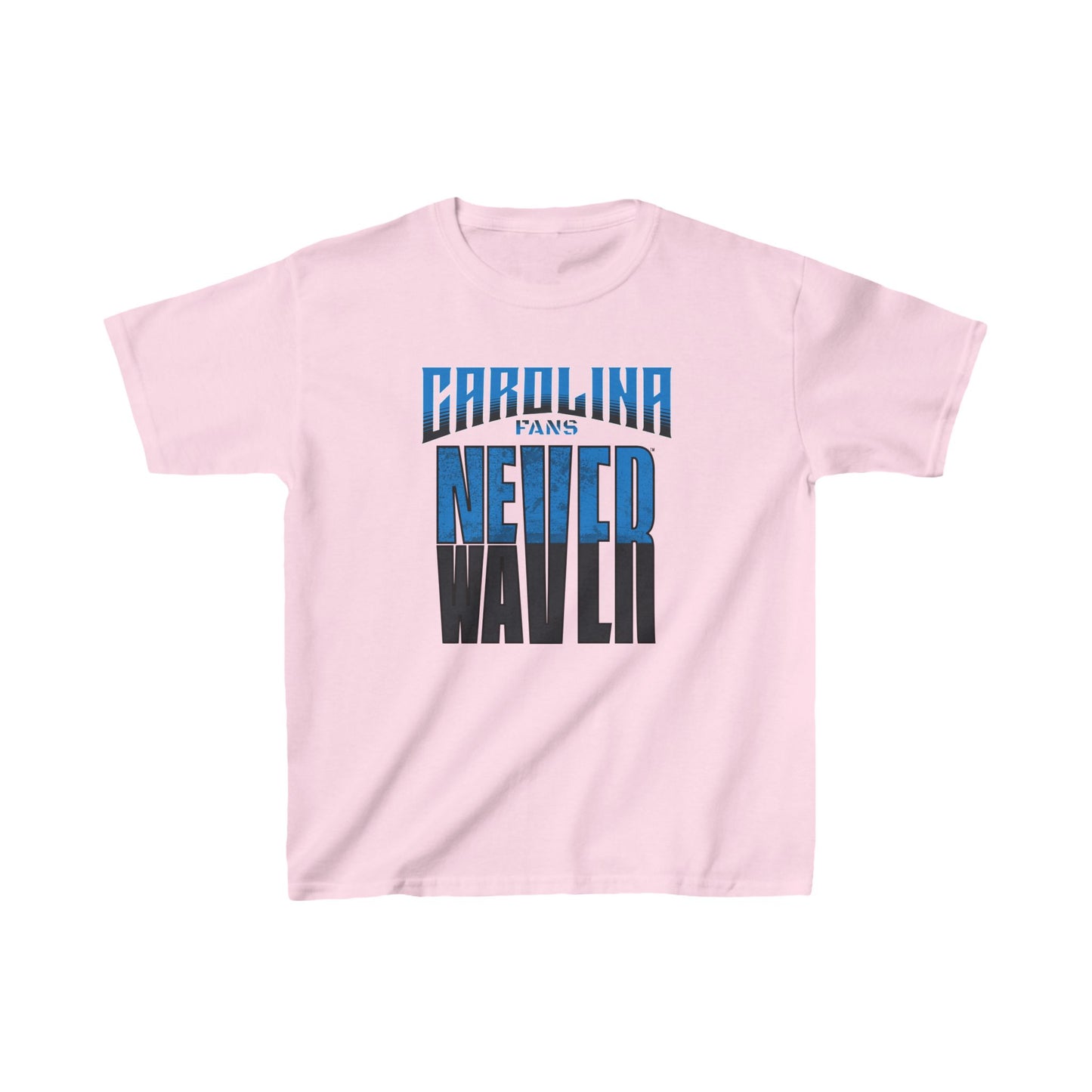 Carolina Fans Never Waver Kids Heavy Cotton™ Tee