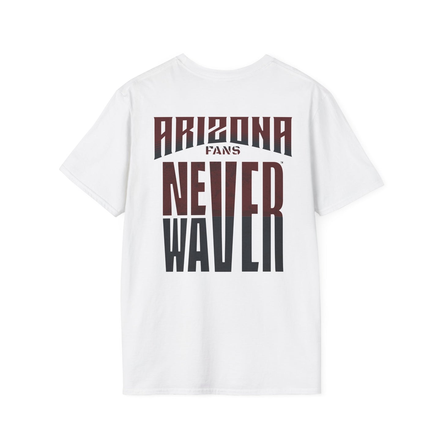 Arizona Fans Never Waver Unisex Softstyle T-Shirt