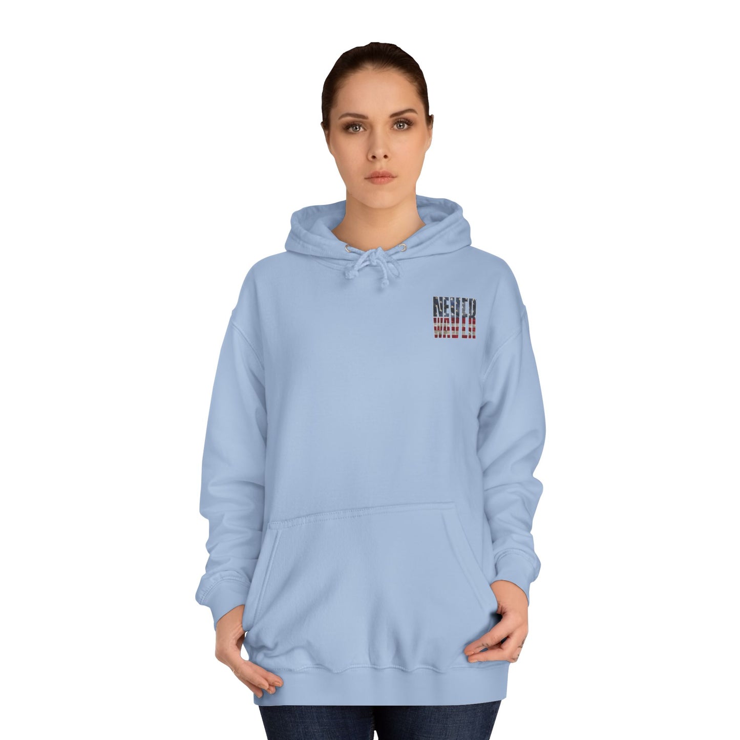 Never Waver Definition Unisex College Hoodie