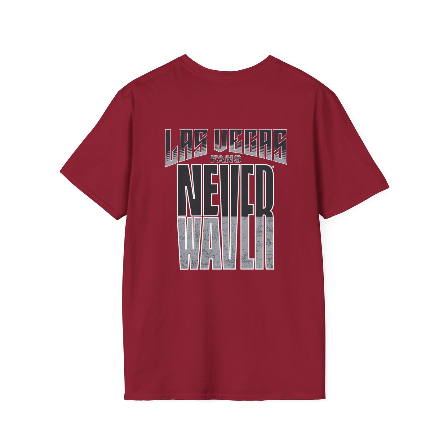 Las Vegas Fans Never Waver Unisex Softstyle T-Shirt