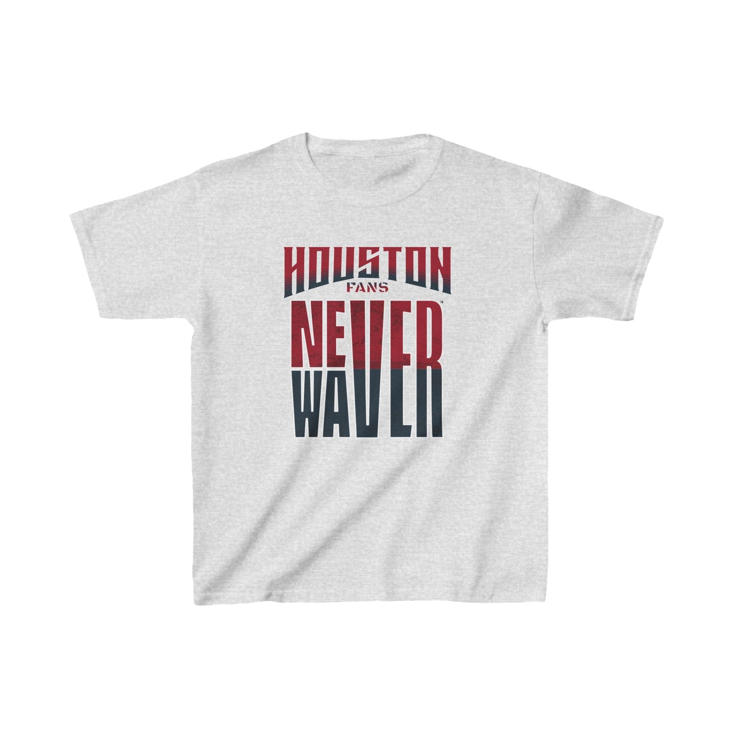 Huston Fans Never Waver Kids Heavy Cotton™ Tee