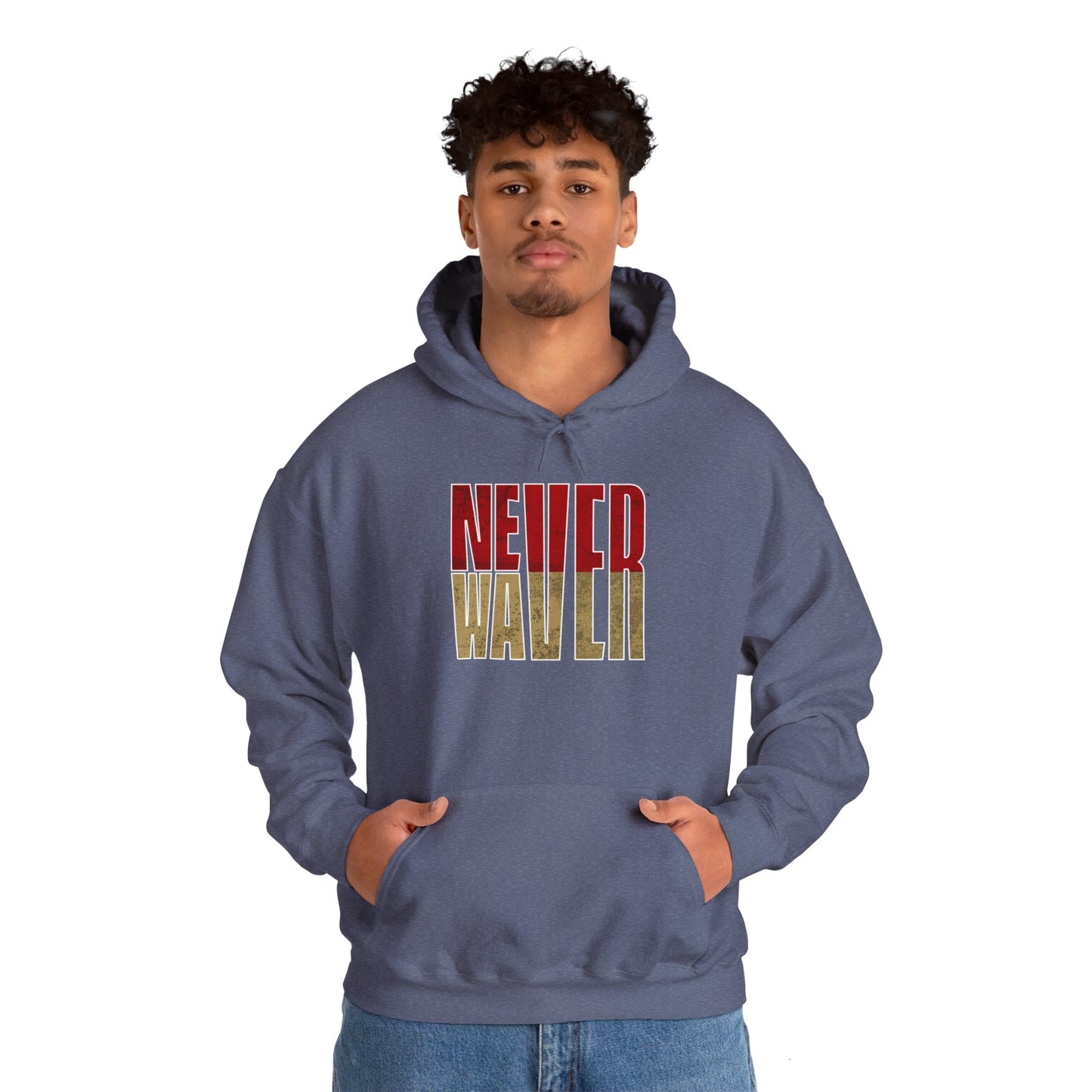 San Francisco Fans Never Waver Unisex Heavy Blend™ Hooded Sweatshirt