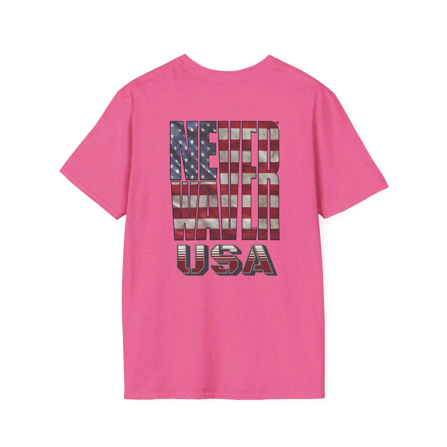 Never Waver USA Unisex Softstyle T-Shirt