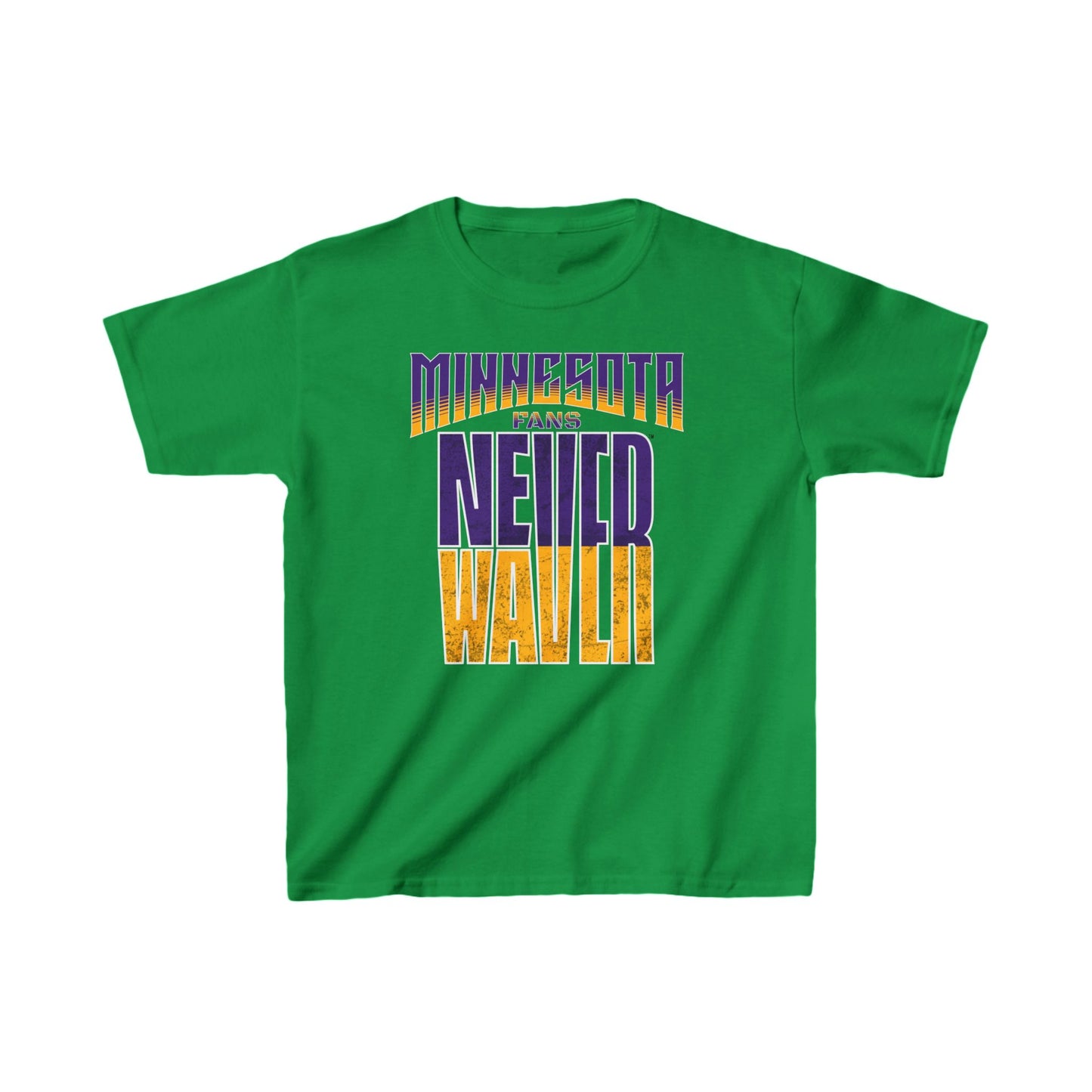 Minnesota Fans Never Waver Kids Heavy Cotton™ Tee