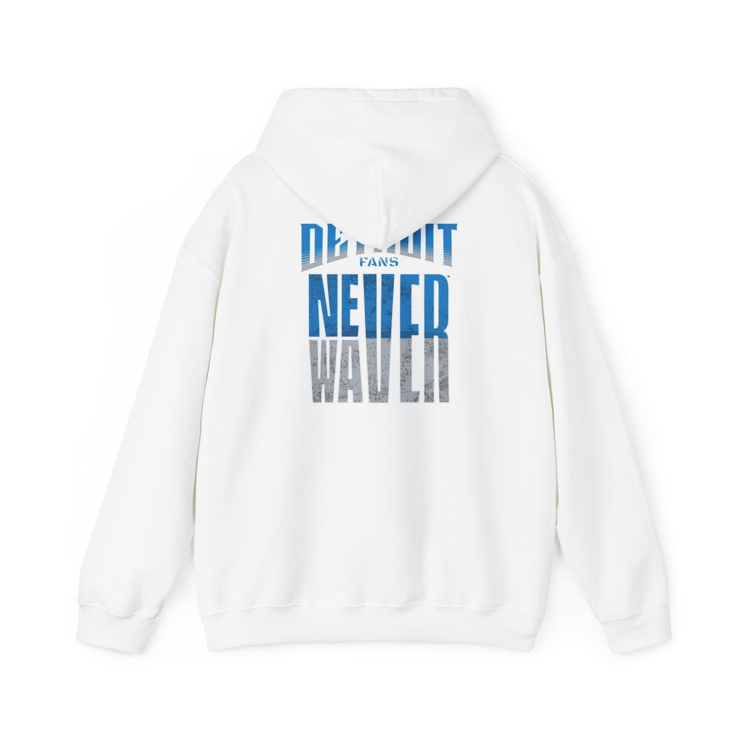 Detroit Fans Never Waver Unisex Heavy Blend™ Hooded Sweatshirt