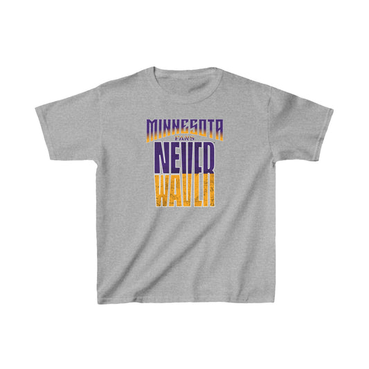 Minnesota Fans Never Waver Kids Heavy Cotton™ Tee