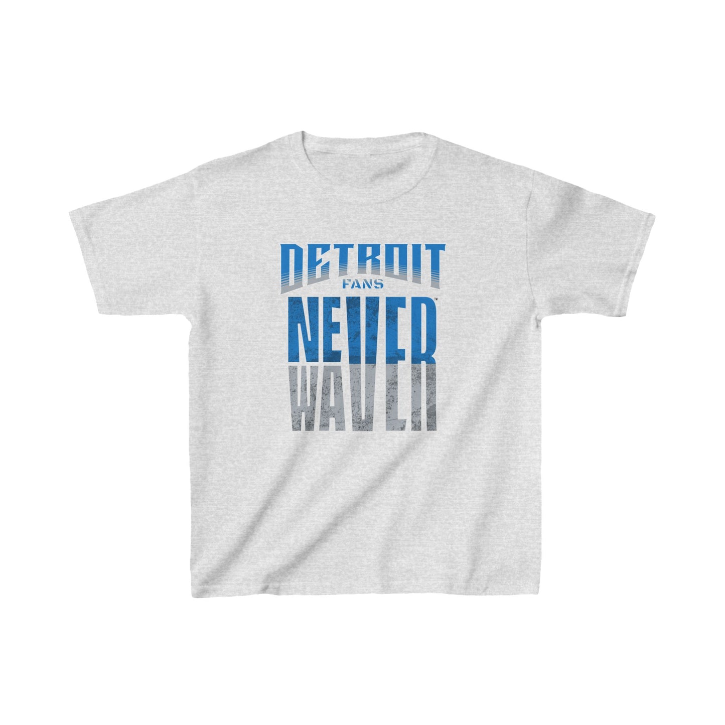 Detroit Fans Never Waver Kids Heavy Cotton™ Tee