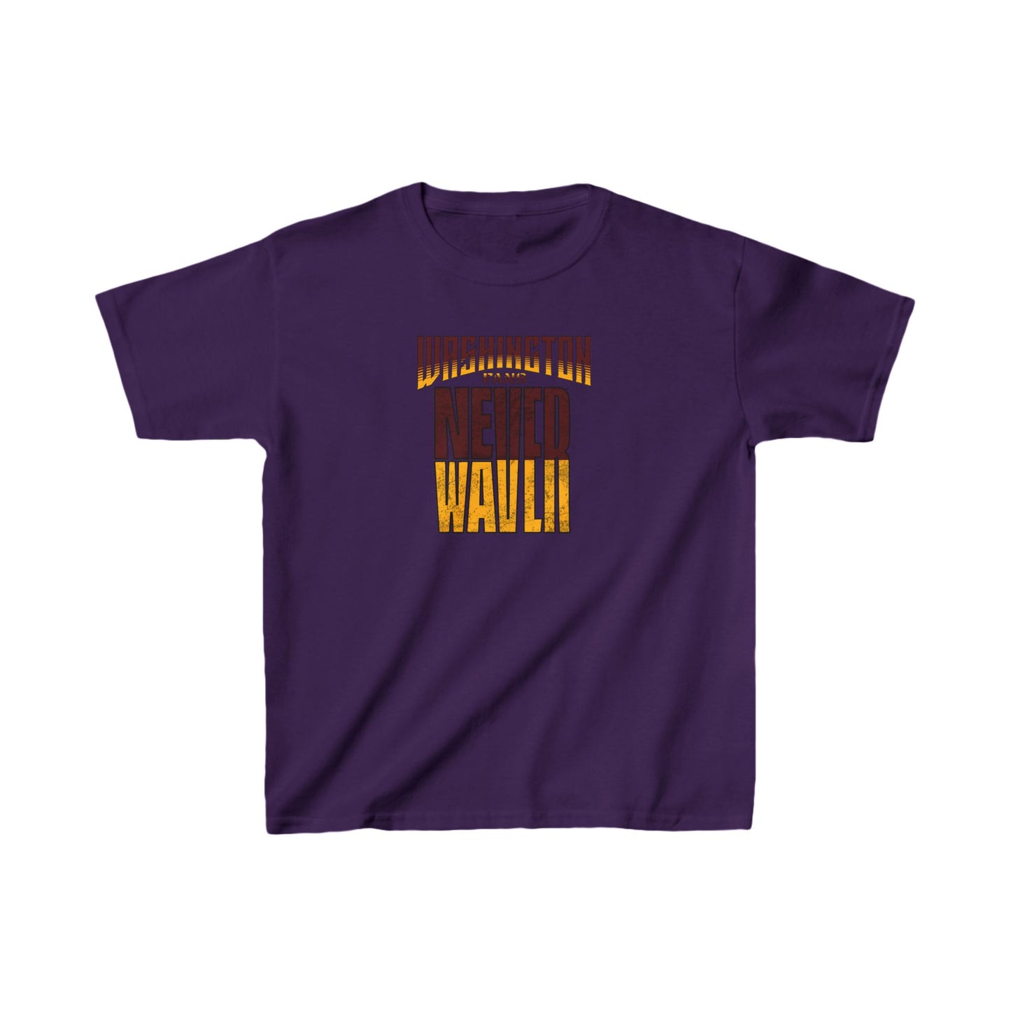 Washington Fans Never Waver Kids Heavy Cotton™ Tee