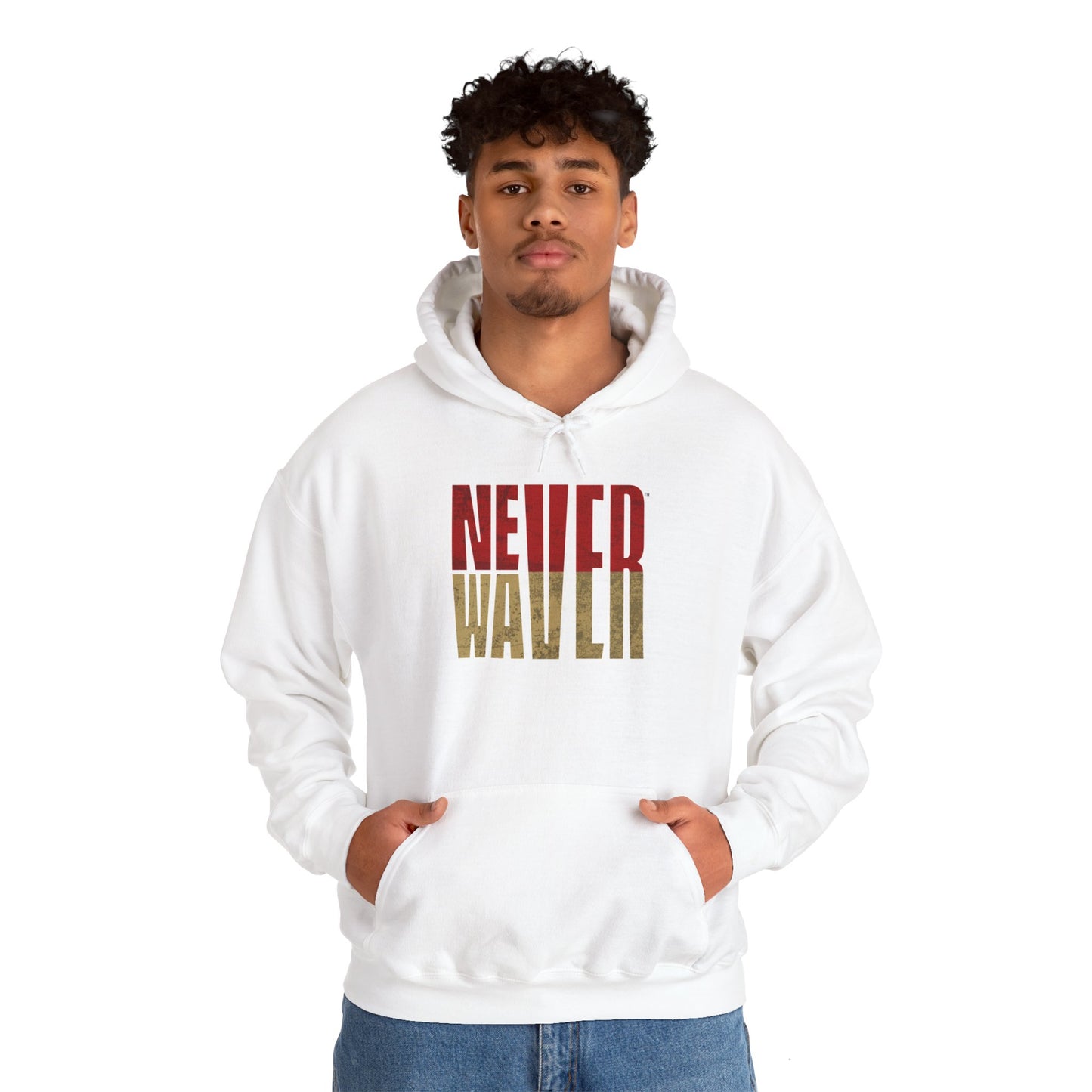 San Francisco Fans Never Waver Unisex Heavy Blend™ Hooded Sweatshirt