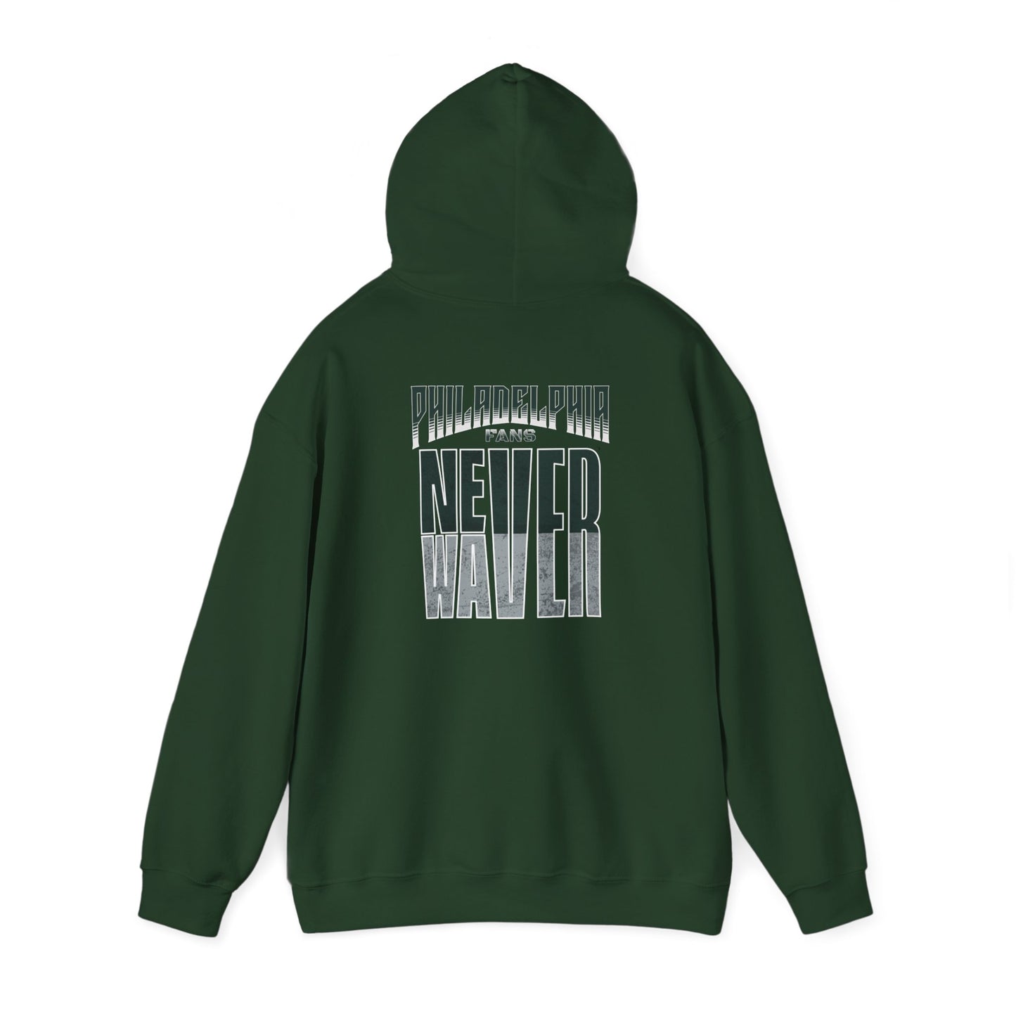 Philadelphia Fans Never Waver Unisex Heavy Blend™ Hooded Sweatshirt