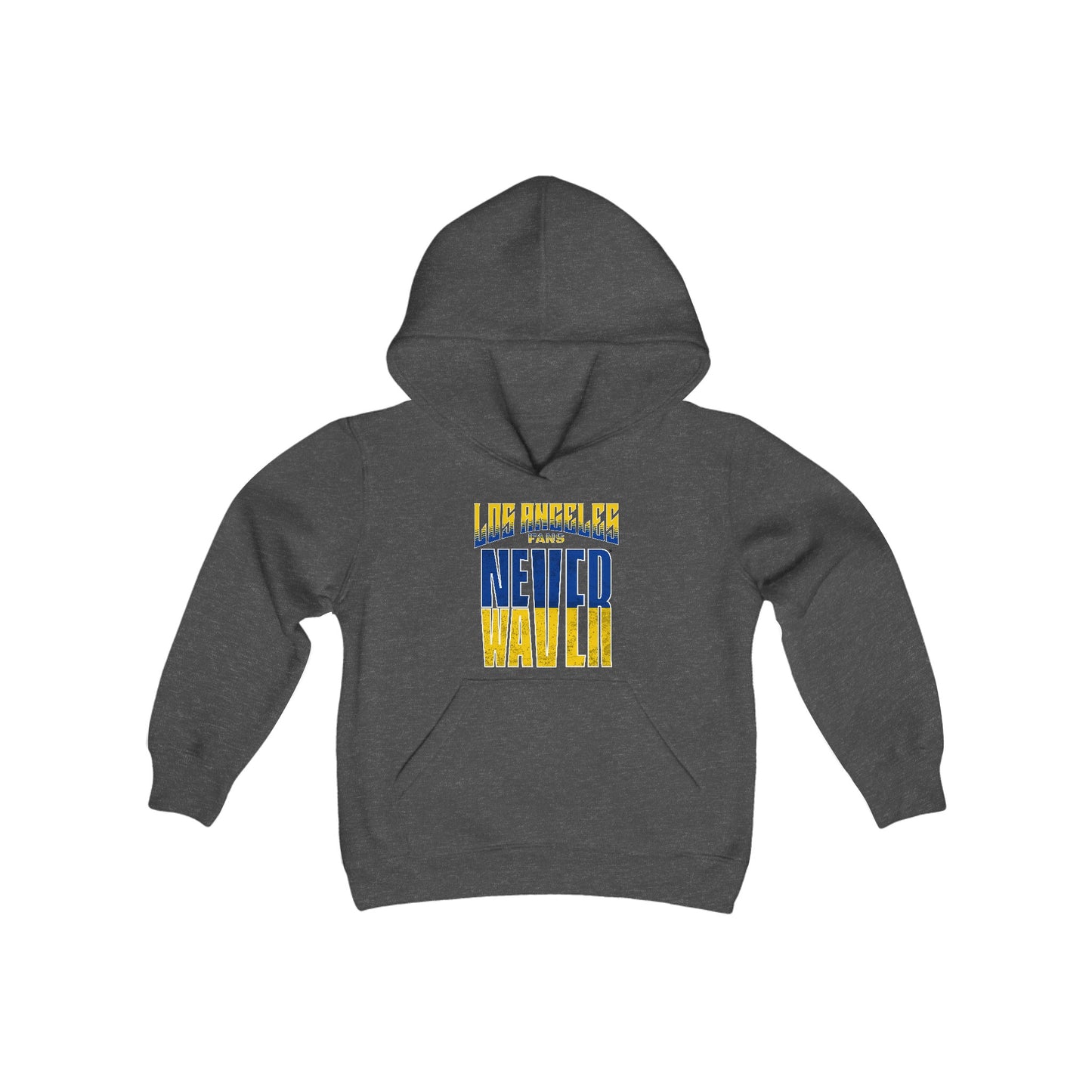 Los Angeles  Fans Never Waver Youth Heavy Blend Hooded Sweatshirt