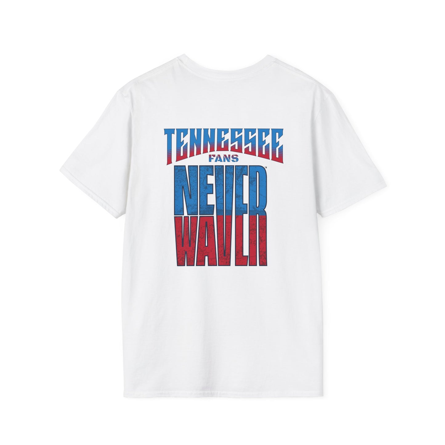 Tennessee Fans Never Waver Unisex Softstyle T-Shirt