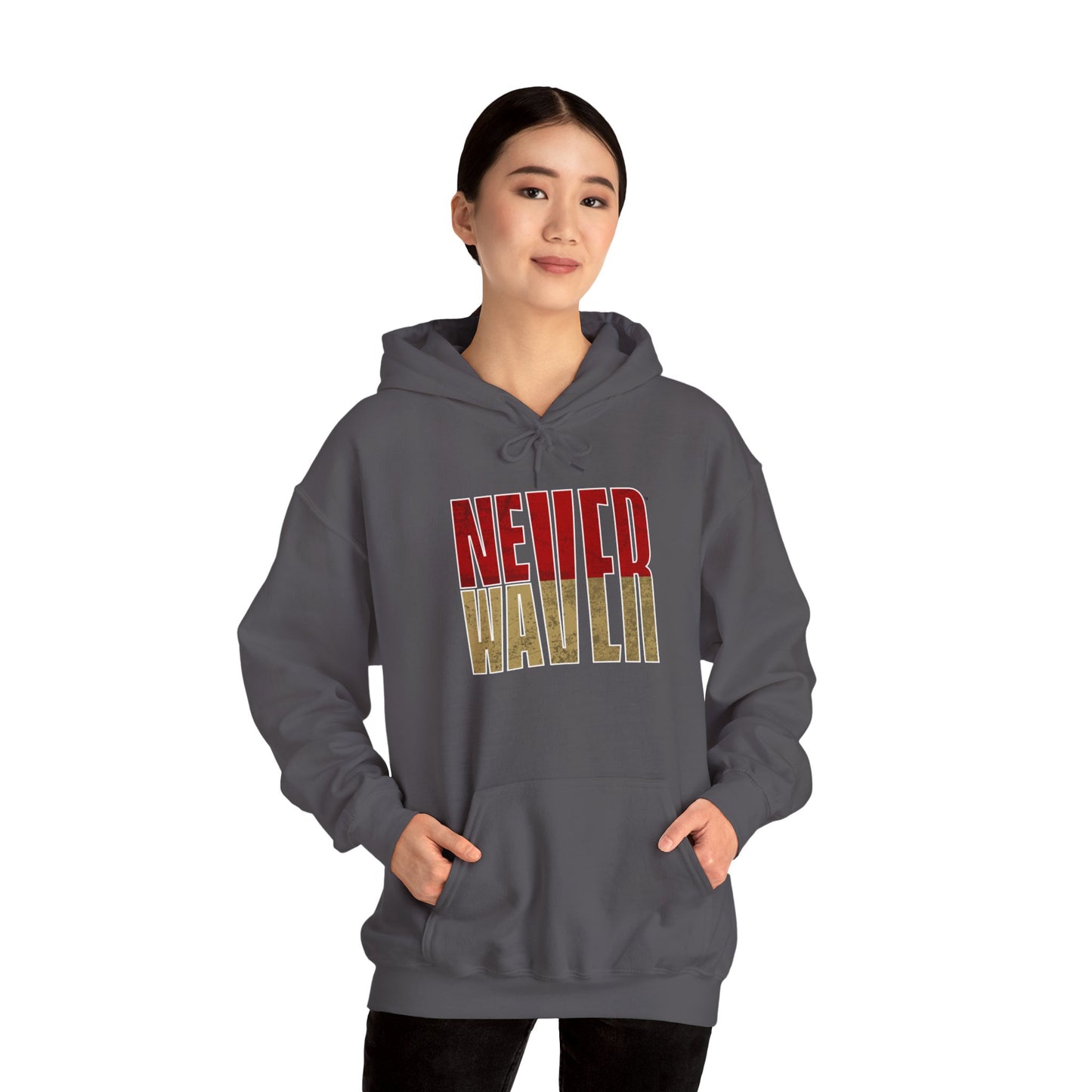 San Francisco Fans Never Waver Unisex Heavy Blend™ Hooded Sweatshirt