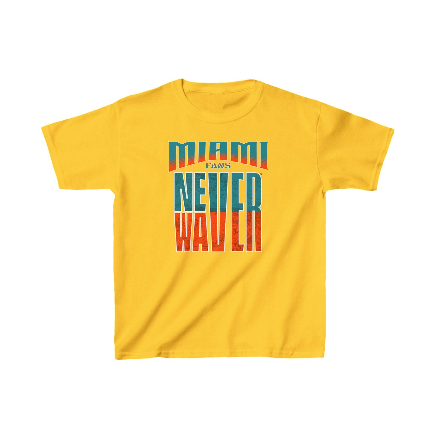 Miami Fans Never Waver Kids Heavy Cotton™ Tee