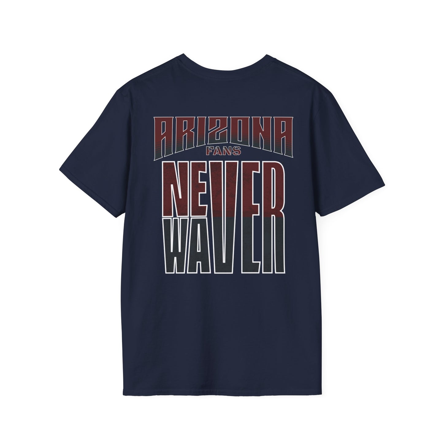 Arizona Fans Never Waver Unisex Softstyle T-Shirt