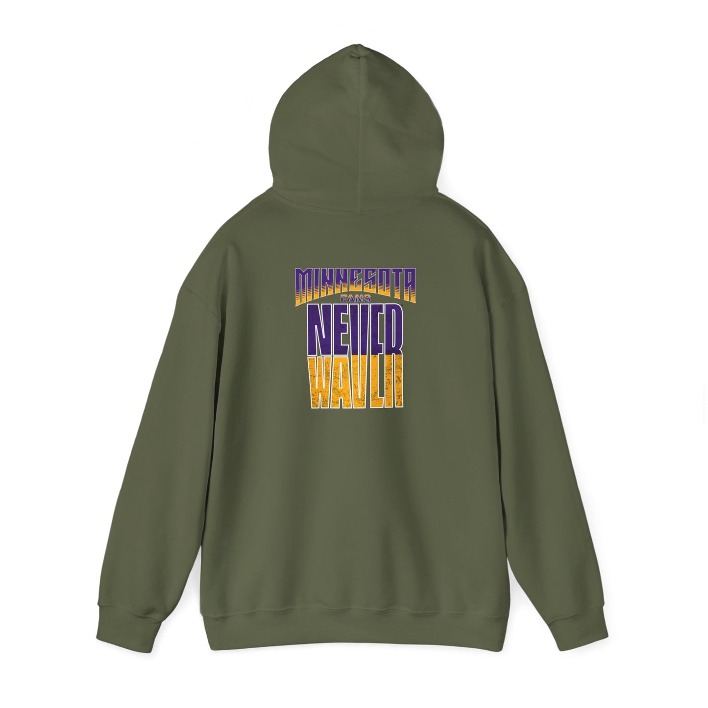 Minnesota Fans Never Waver Unisex Heavy Blend™ Hooded Sweatshirt