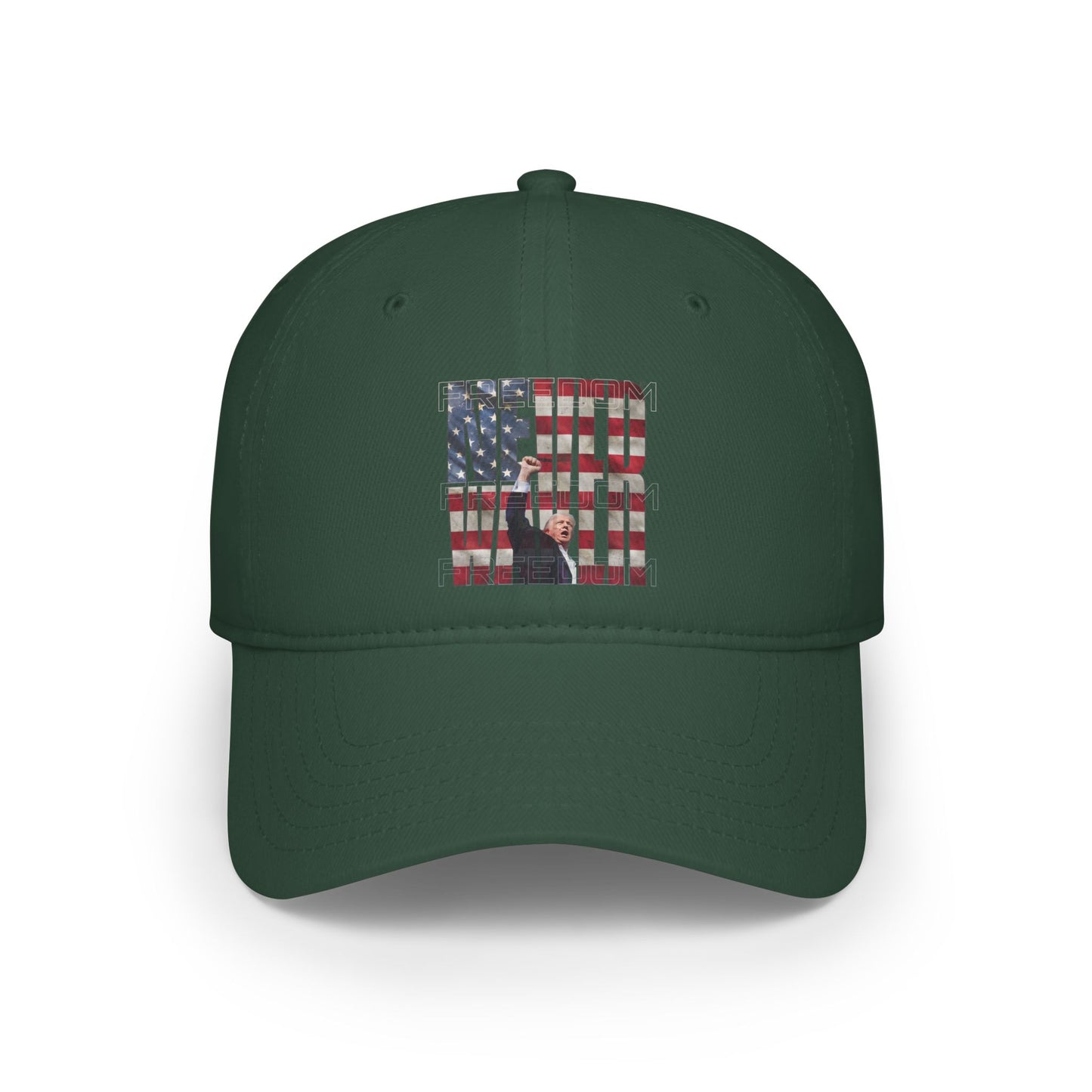 Never Waver Trump Fist Pump Low Profile Baseball Cap