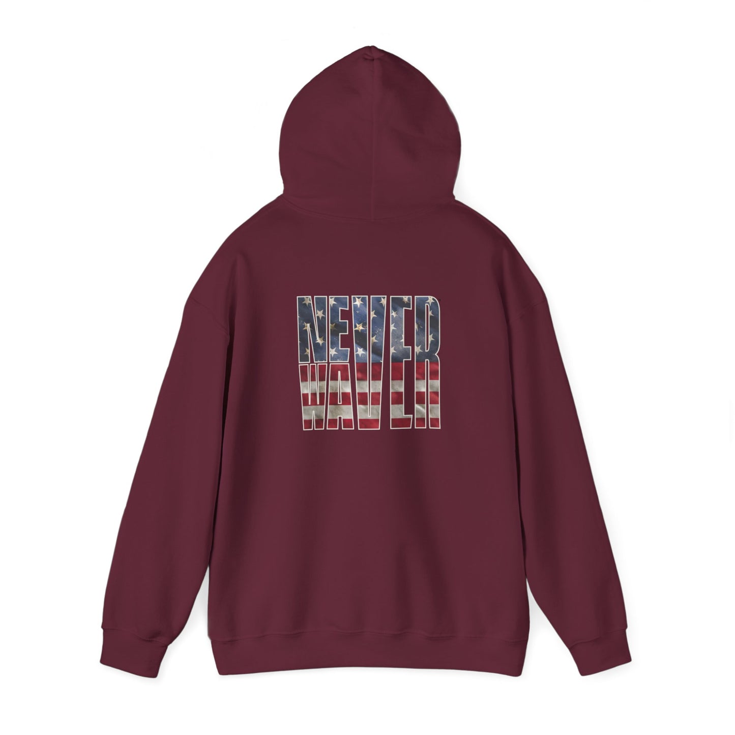 Never Waver Unisex Heavy Blend™ Hooded Sweatshirt