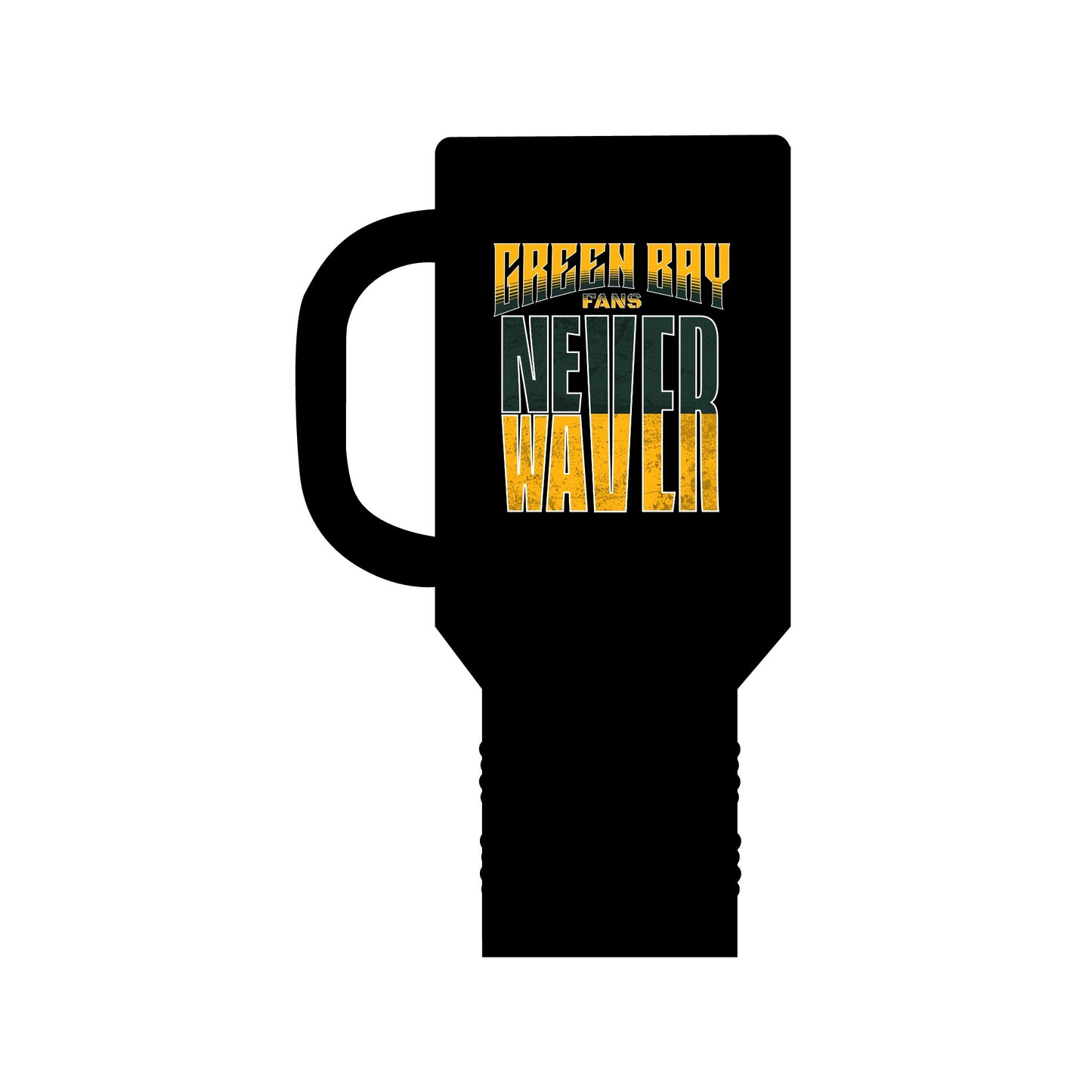 Green Bay Fans Never Waver Insulated Travel Mug, 40oz