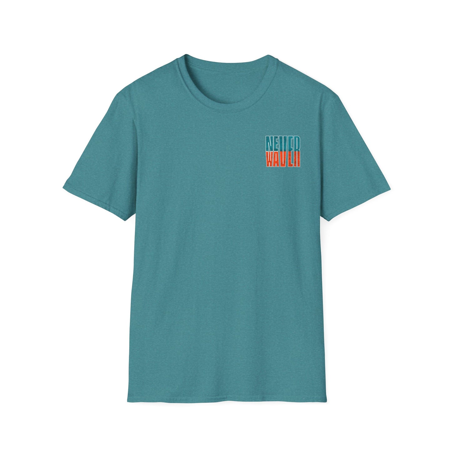 Miami Fans Never Waver Unisex Softstyle T-Shirt