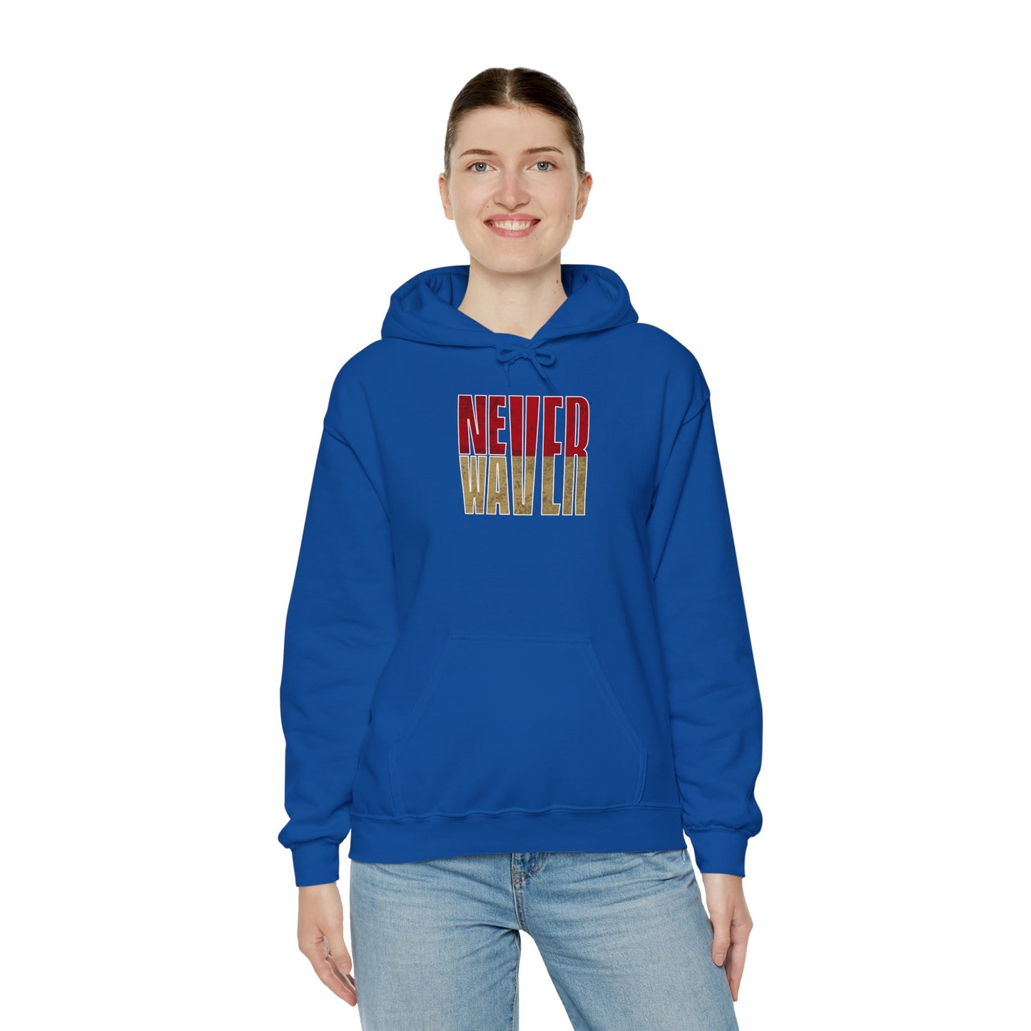 San Francisco Fans Never Waver Unisex Heavy Blend™ Hooded Sweatshirt