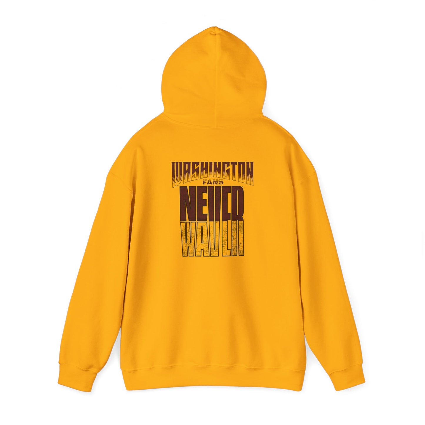 Washington Fans Never Waver Unisex Heavy Blend™ Hooded Sweatshirt