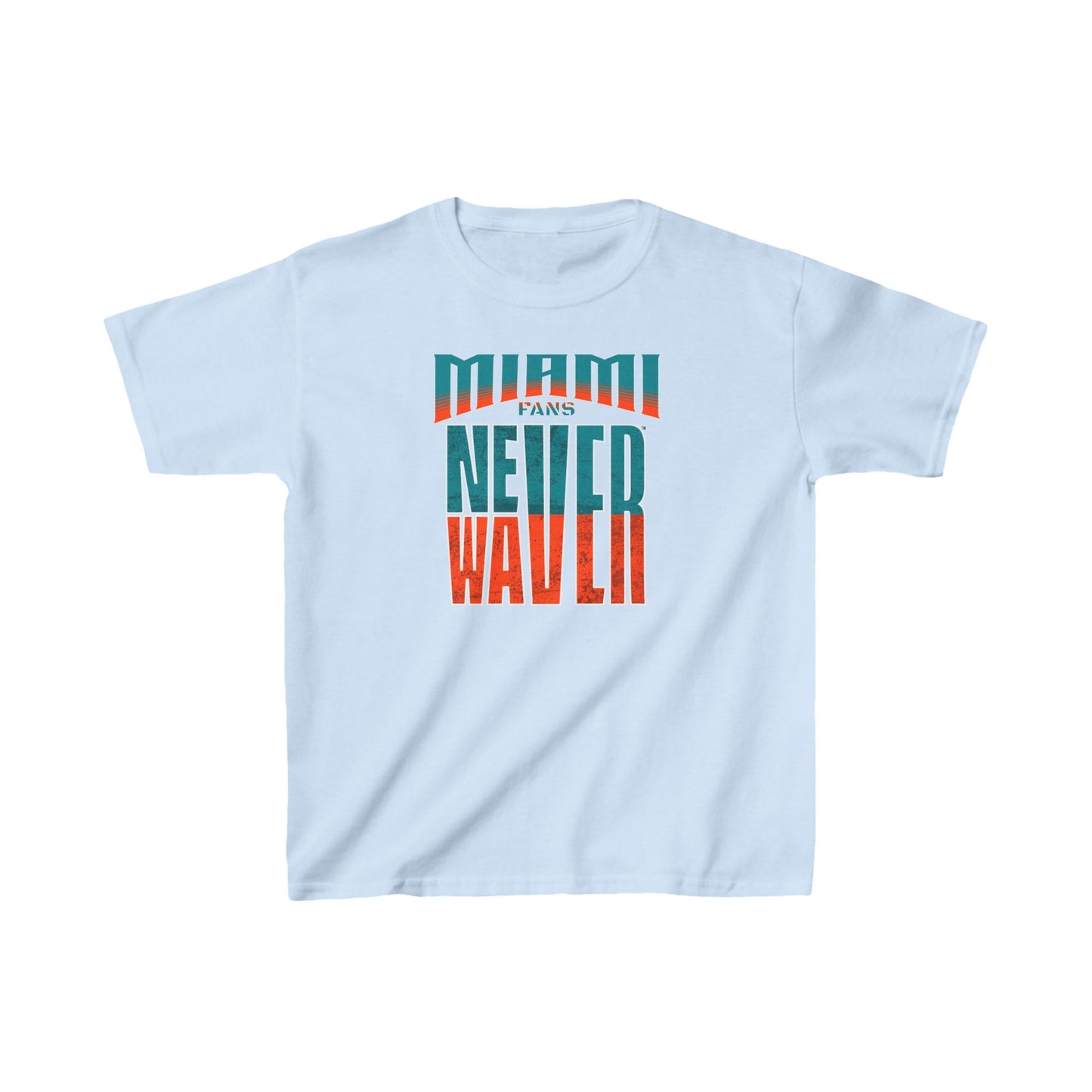 Miami Fans Never Waver Kids Heavy Cotton™ Tee