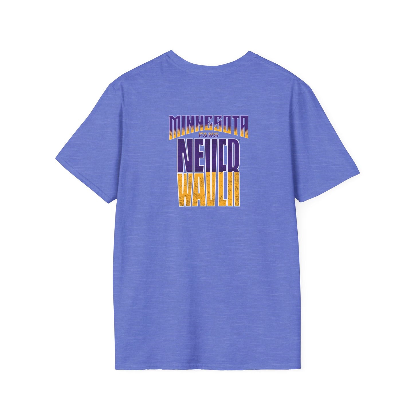 Minnesota Fans Never Waver Unisex Softstyle T-Shirt