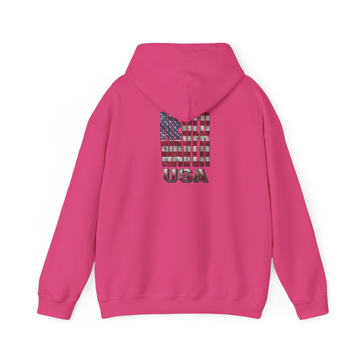 Never Waver USA Unisex Heavy Blend™ Hooded Sweatshirt