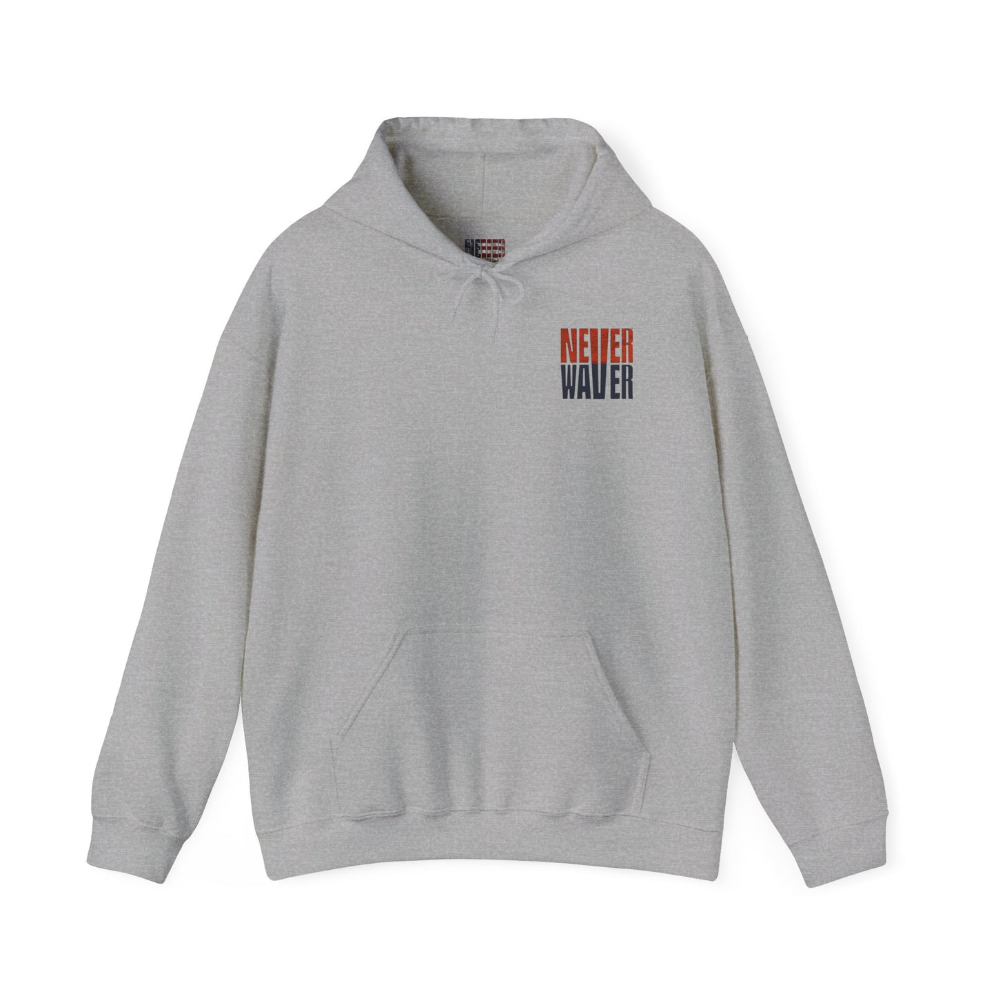 Unisex Heavy Blend™ Hooded Sweatshirt - 'Chicago Fans Never Waver' Motivational Apparel