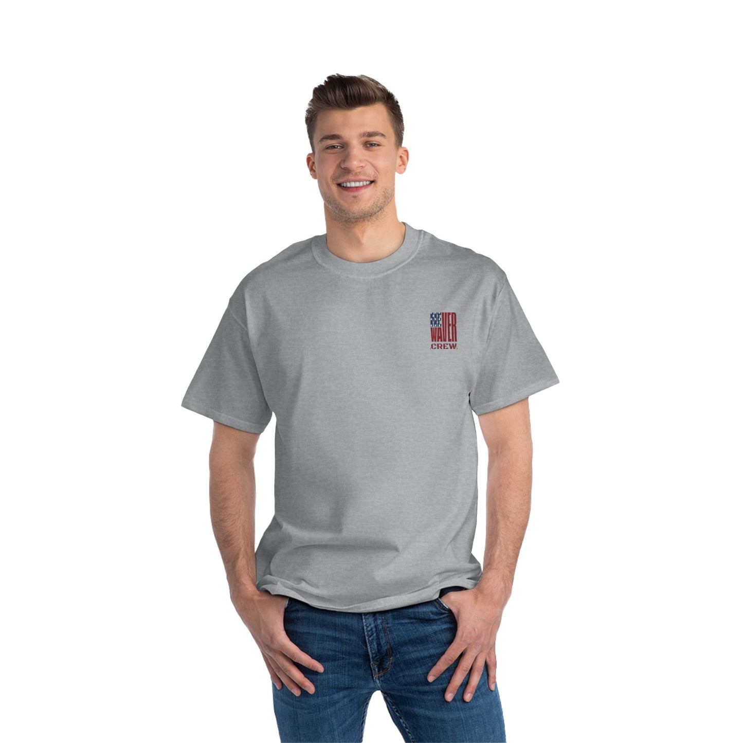 Never Waver Crew Beefy-T®  Short-Sleeve T-Shirt