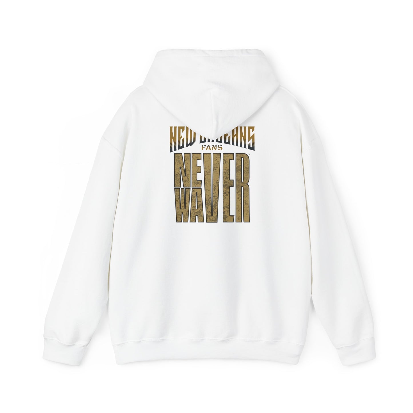 New Orleans Fans Never Waver Unisex Heavy Blend™ Hooded Sweatshirt