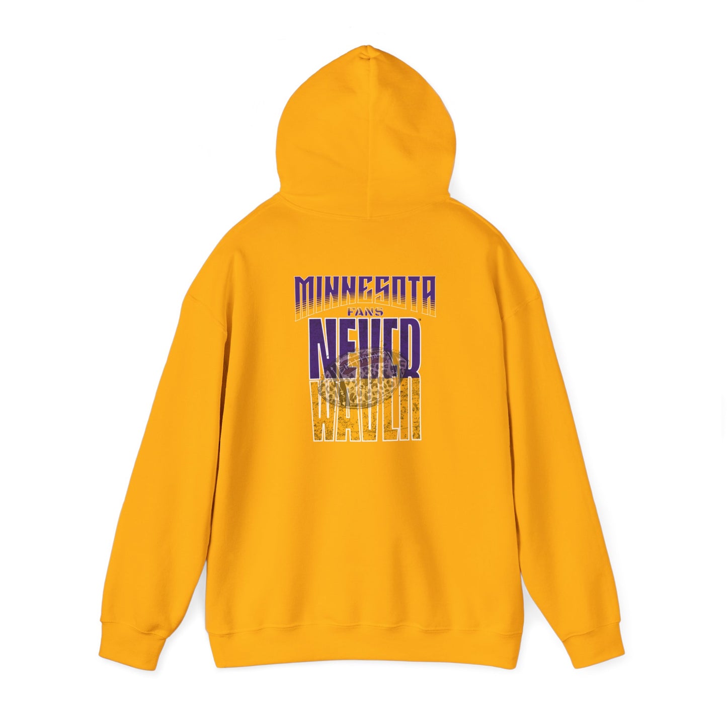 Minnesota Fans Never Waver W-Leopard Football Unisex Heavy Blend™ Hooded Sweatshirt