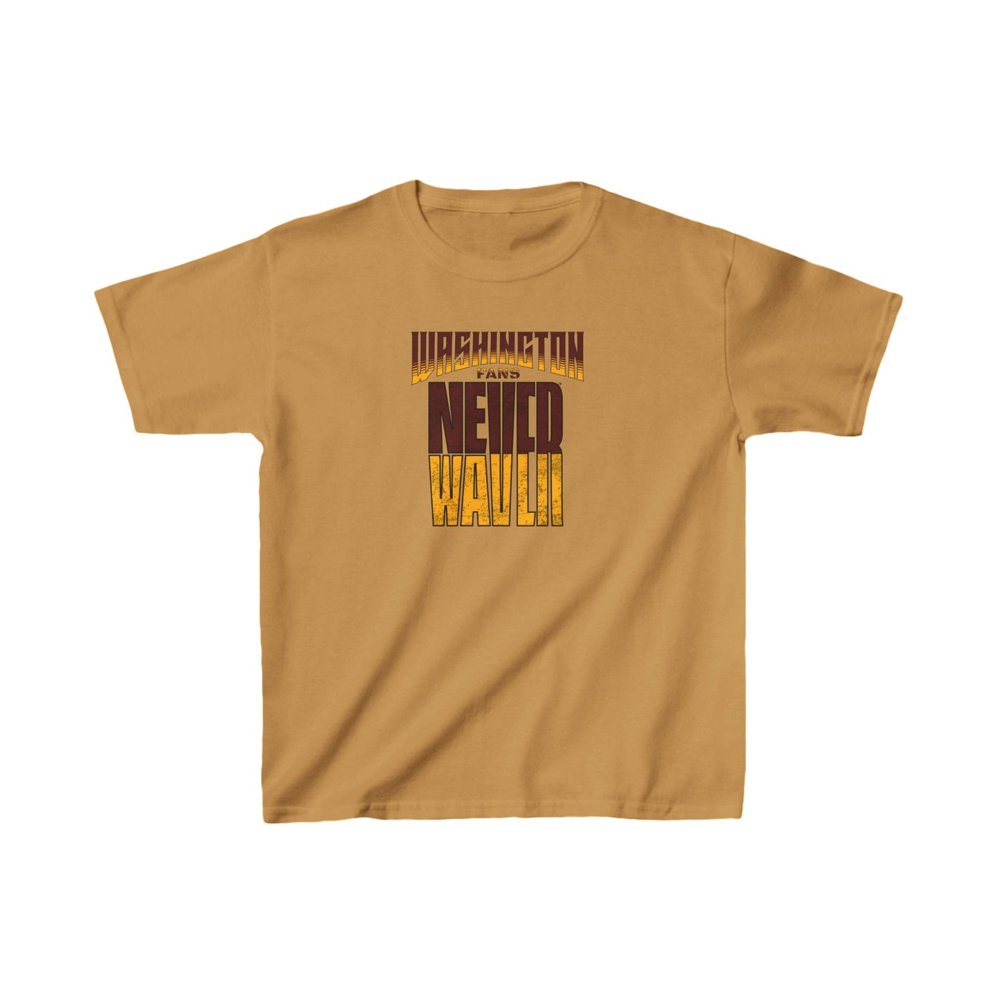 Washington Fans Never Waver Kids Heavy Cotton™ Tee