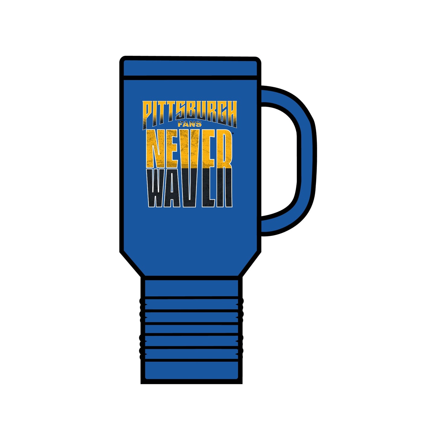 Pittsburgh Fans Never Waver Insulated Travel Mug, 40oz