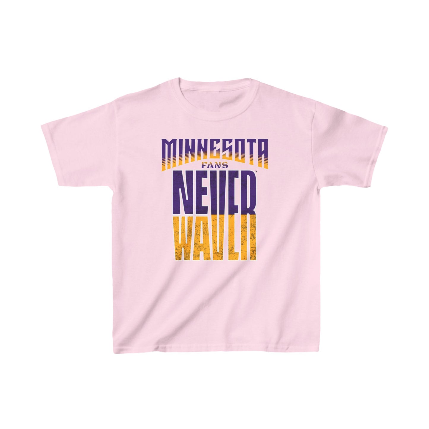 Minnesota Fans Never Waver Kids Heavy Cotton™ Tee