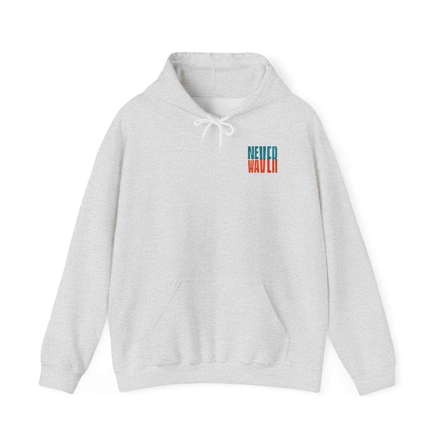 Miami Fans Never Waver Unisex Heavy Blend™ Hooded Sweatshirt