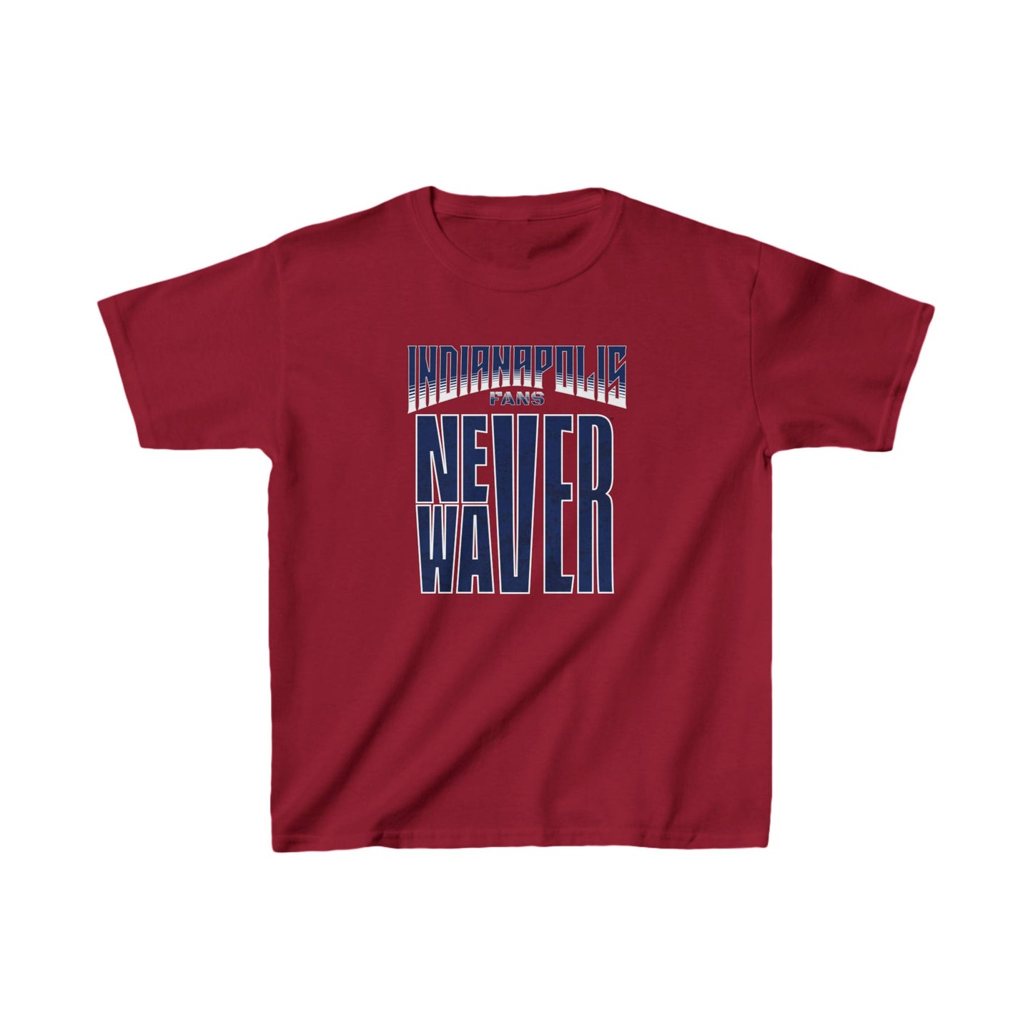 Indianapolis Fans Never Waver Kids Heavy Cotton™ Tee